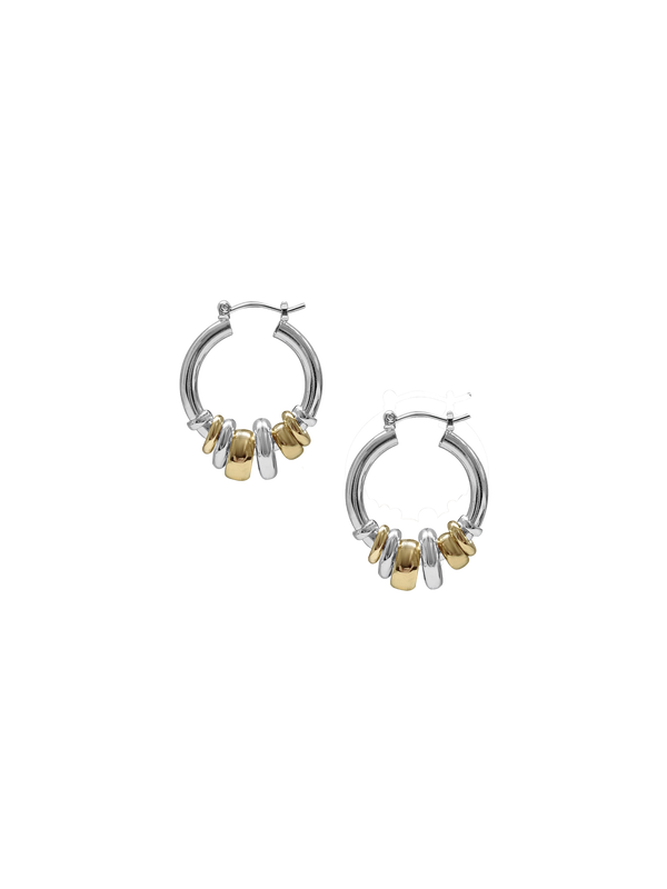 Laura Lombardi Two Tone Radda Earrings