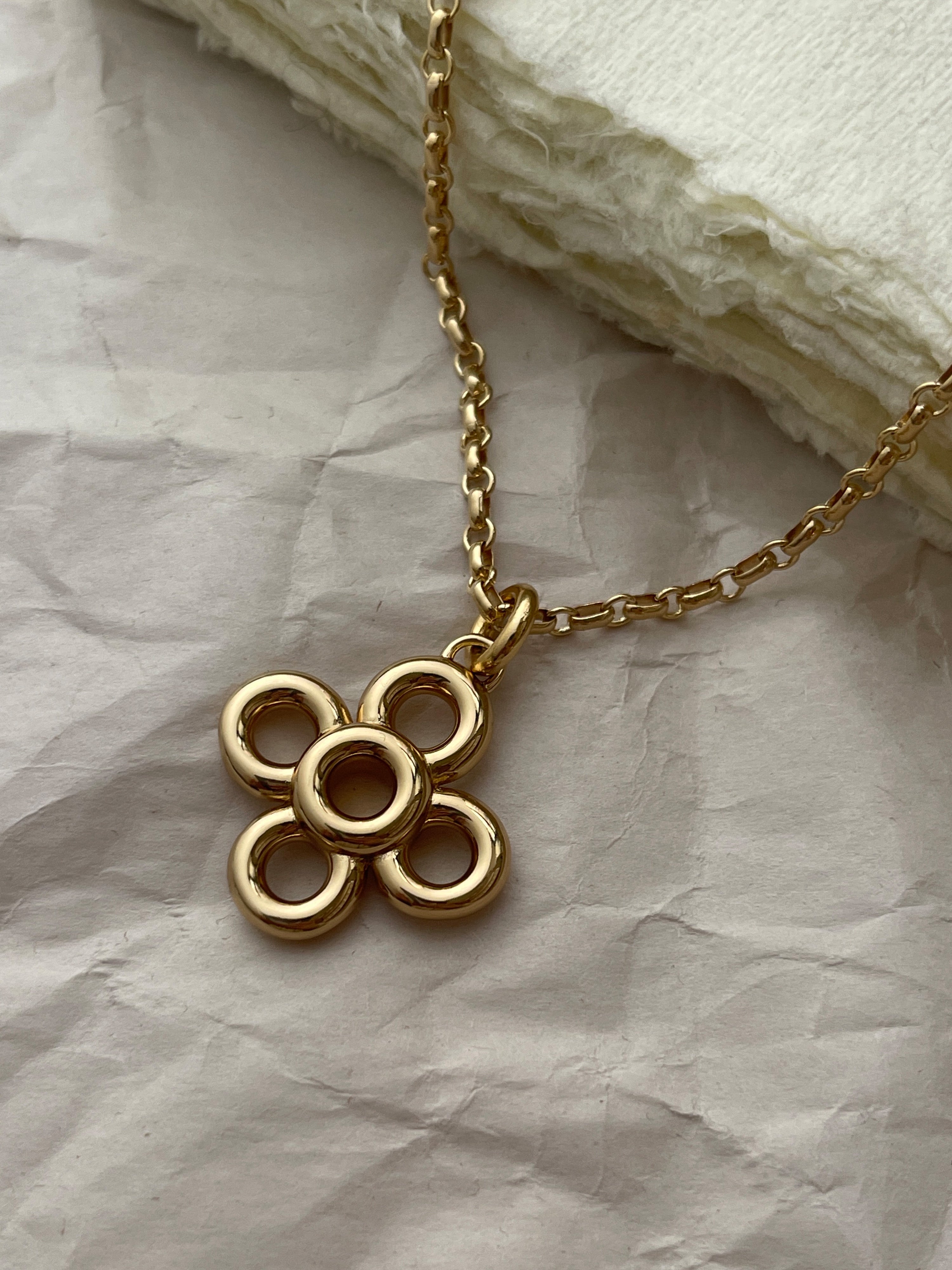 Laura Lombardi gold Radda Pendant