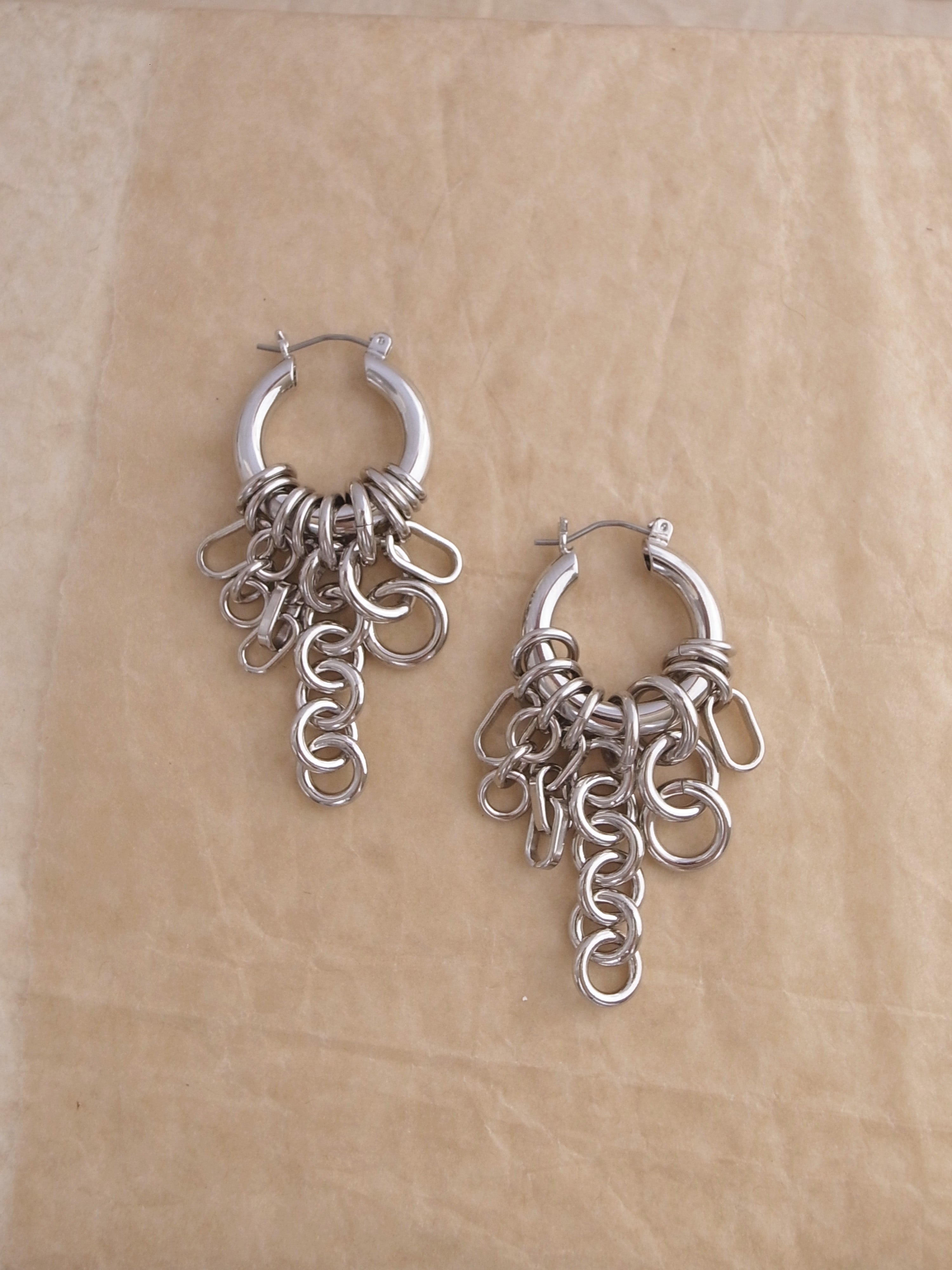 Laura Lombardi Silver Sabbia Earrings