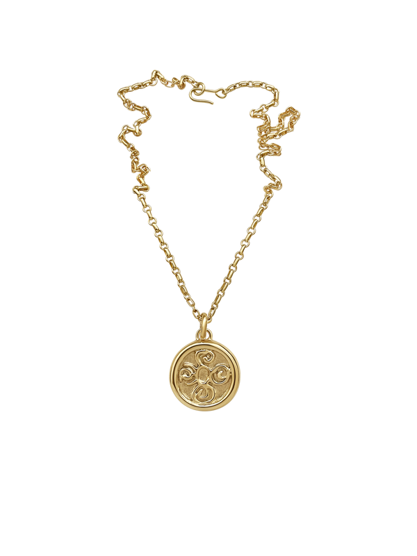 AMS x Laura Lombardi gold Seasons Pendant