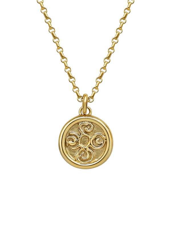 AMS x Laura Lombardi gold Seasons Pendant