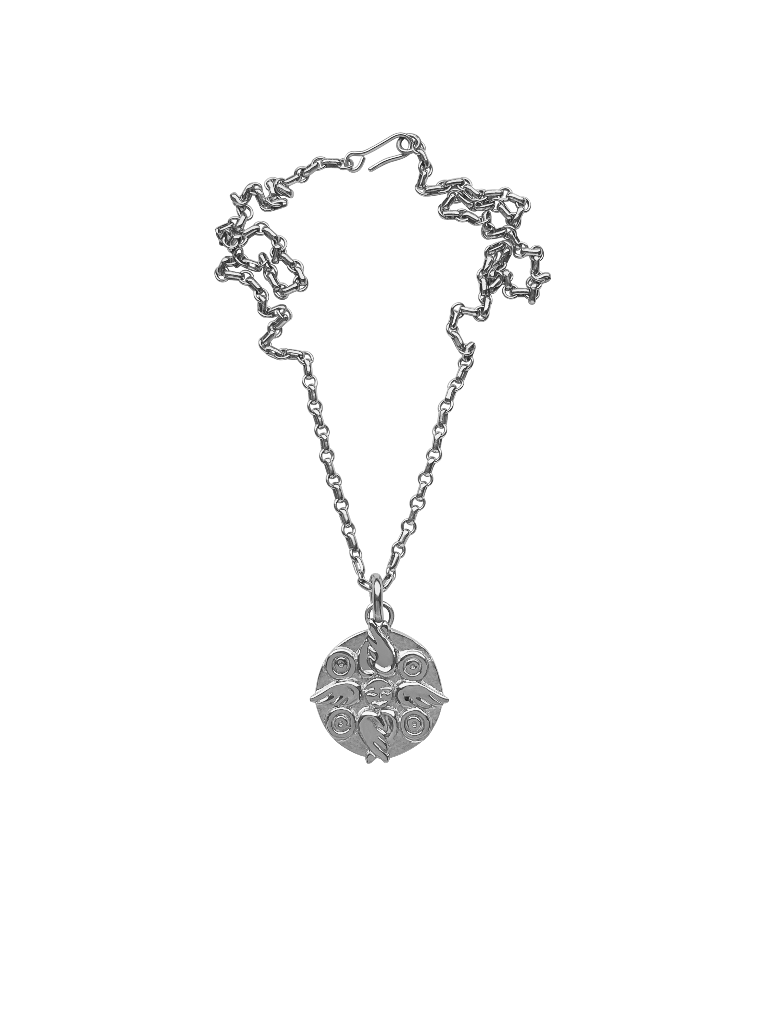 AMS x LL Silver Seraphim Pendant