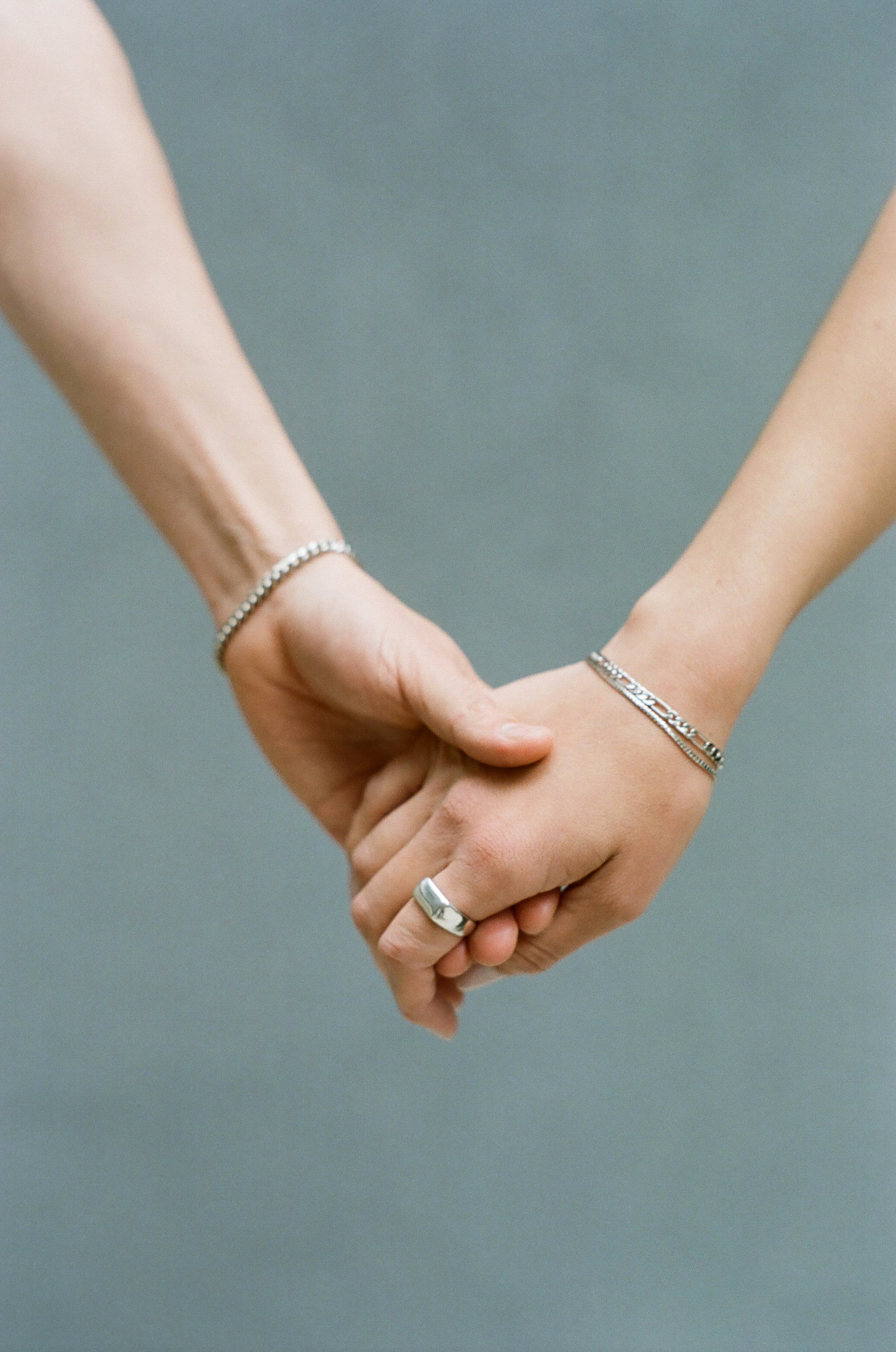 Model wearing Laura Lombardi Silver Sigillo Ring