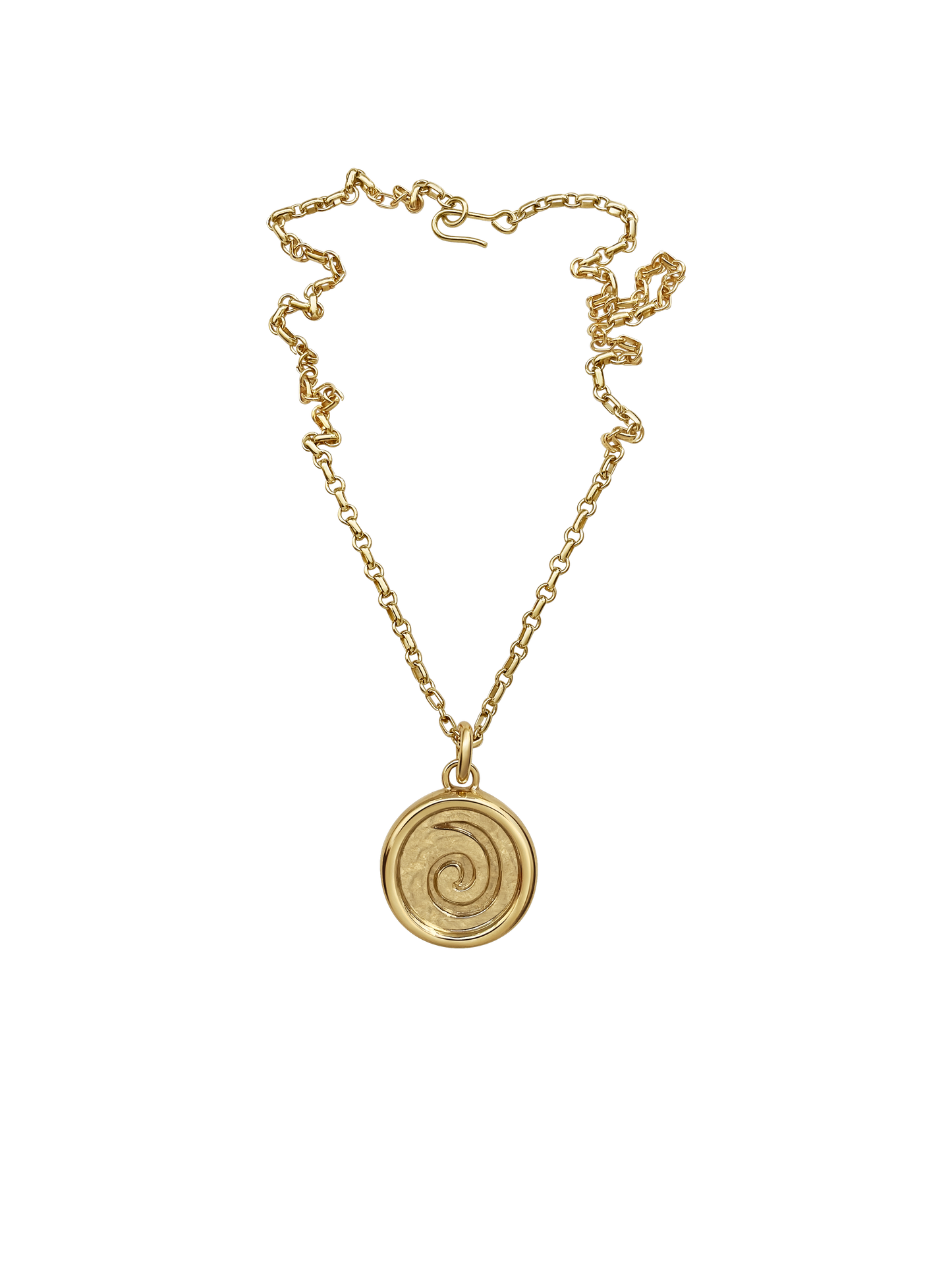 Laura Lombardi gold Spiral Pendant