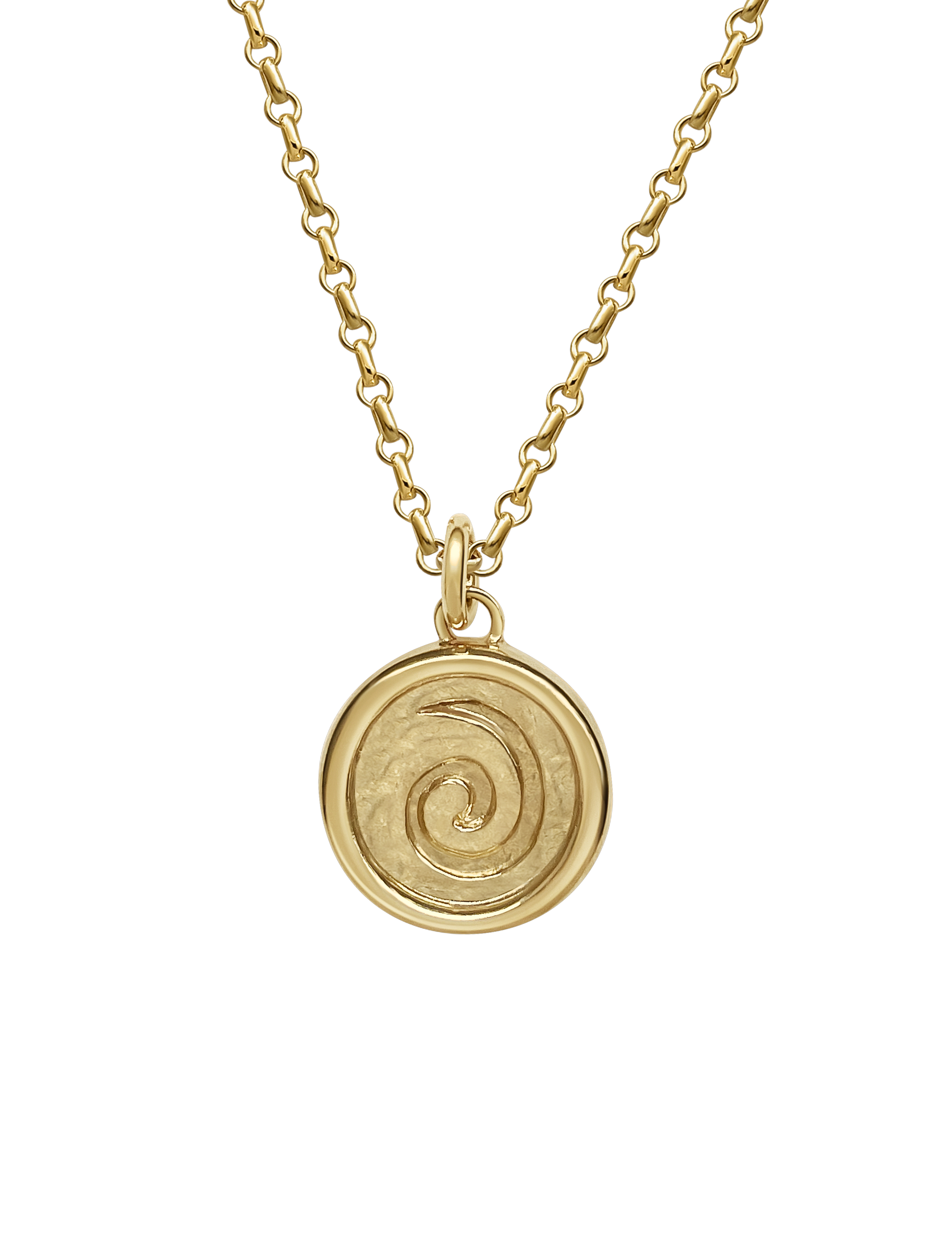 Laura Lombardi gold Spiral Pendant