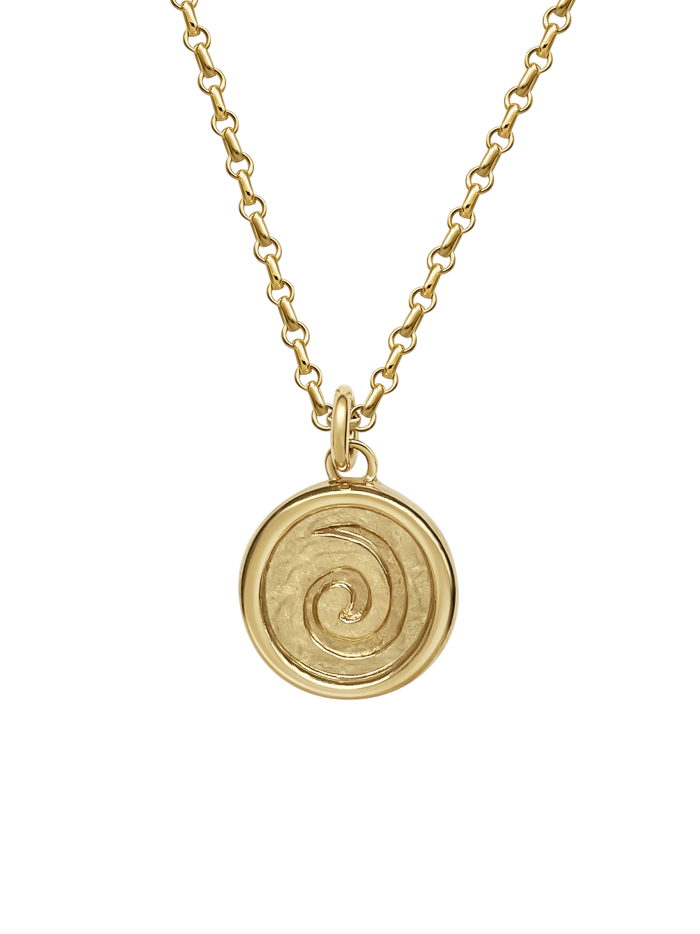 Laura Lombardi gold Spiral Pendant