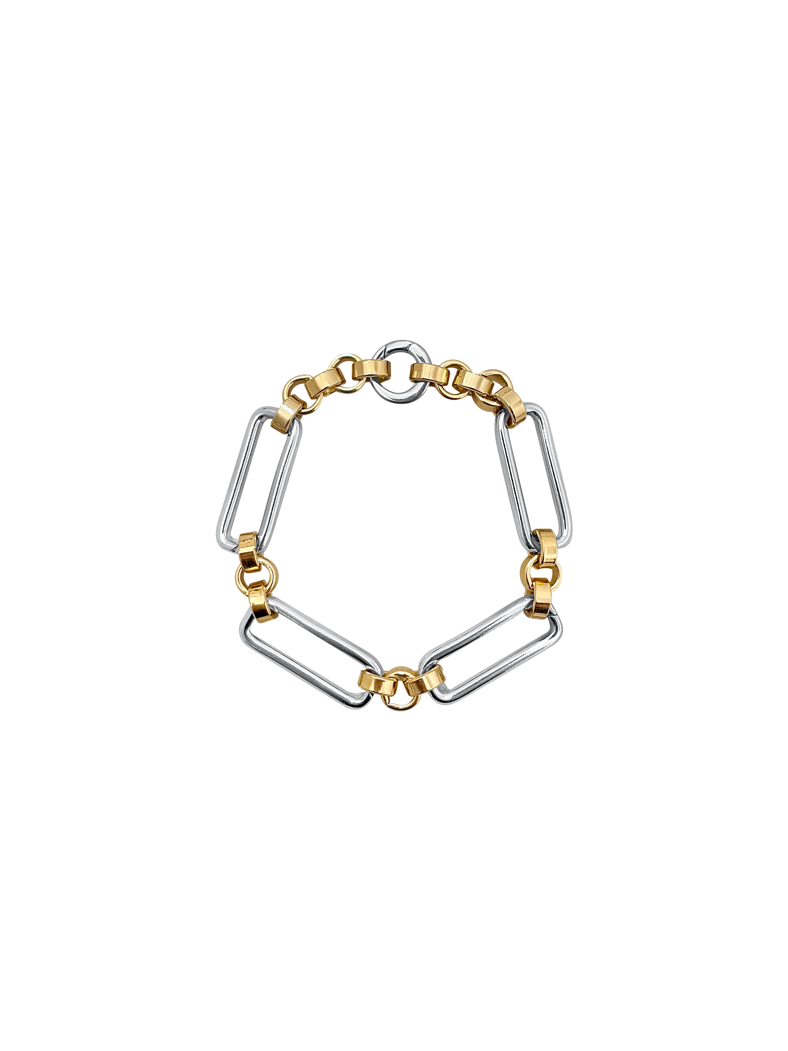 Laura Lombardi Two Tone Stanza Bracelet.