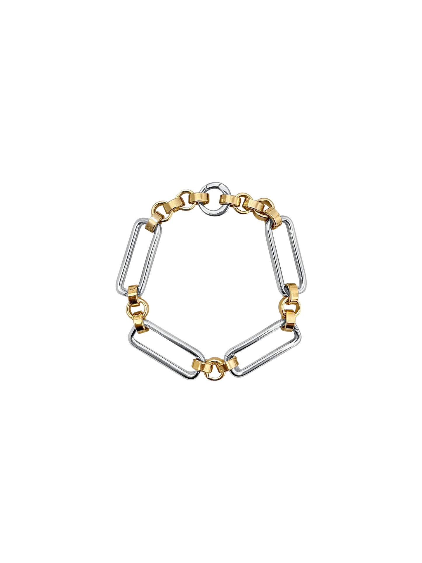 Laura Lombardi Two Tone Stanza Bracelet.