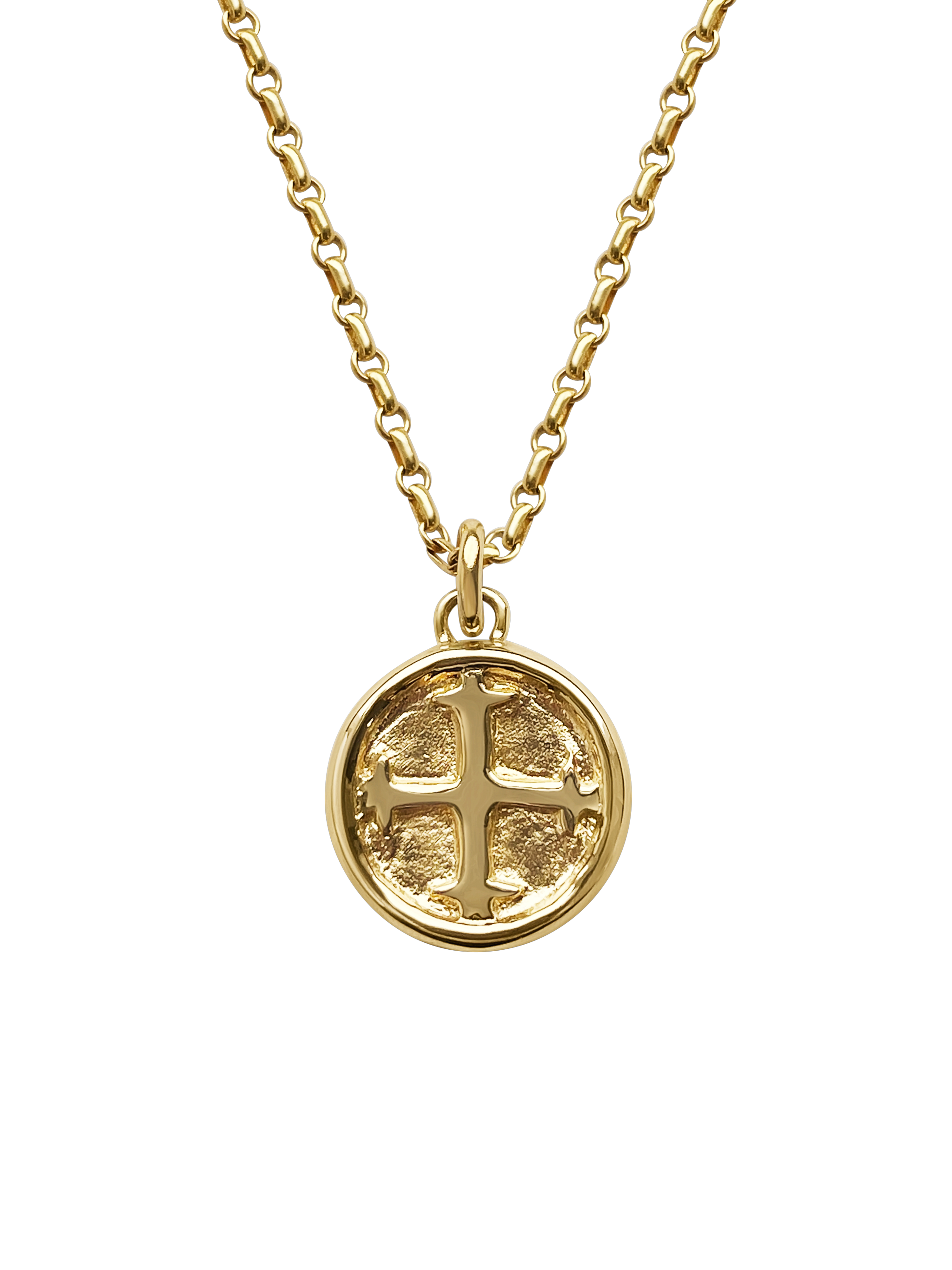 AMS x Laura Lombardi gold Saint Basil Pendant