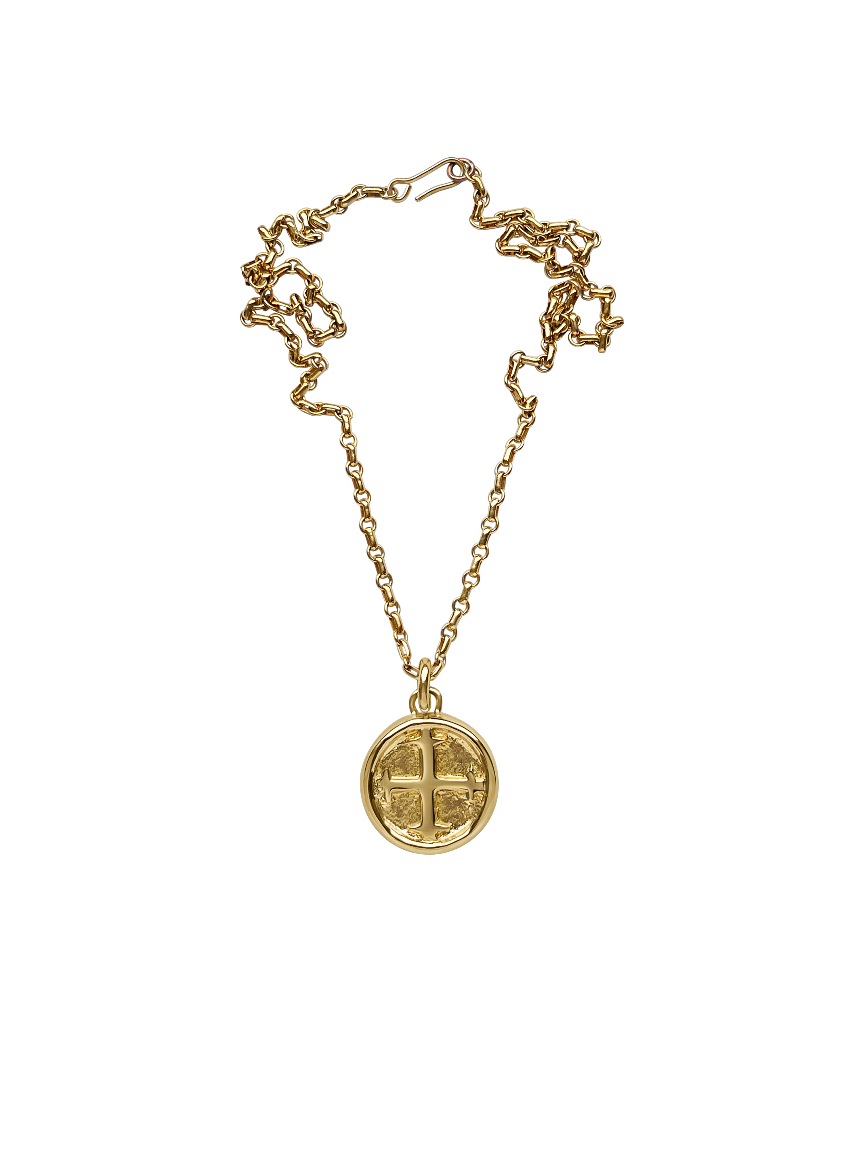 AMS x Laura Lombardi gold Saint Basil Pendant