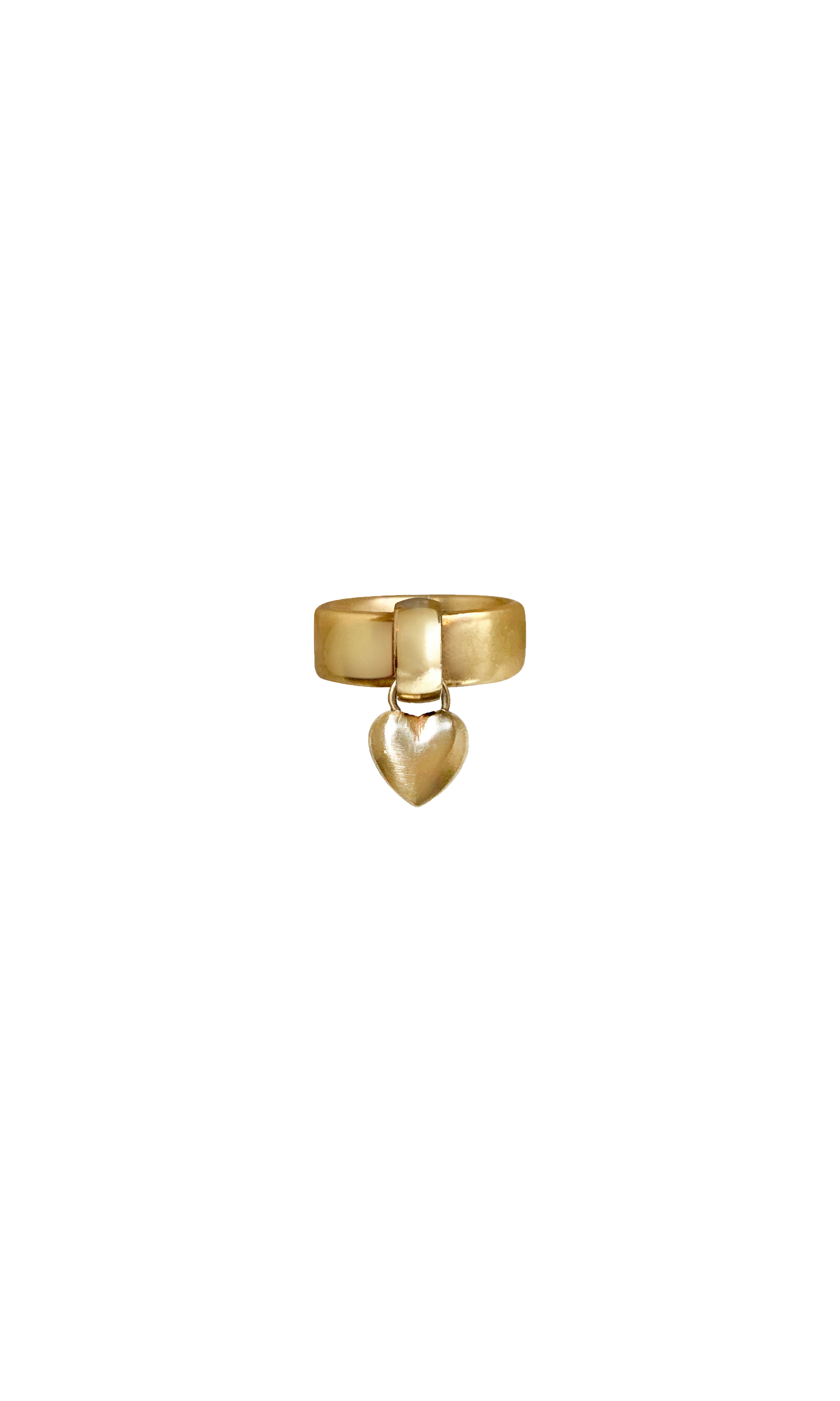 Laura Lombardi heart charm ring