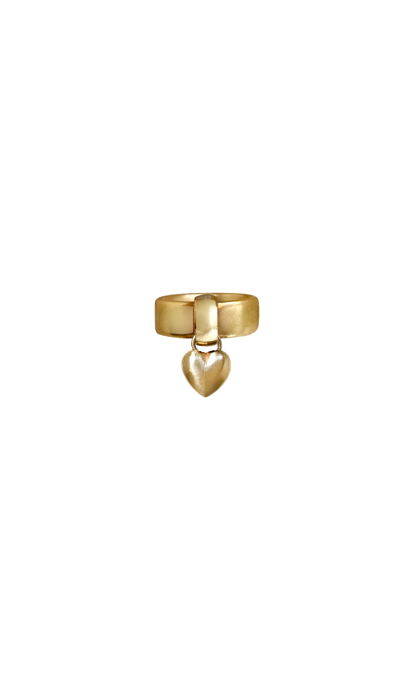 Laura Lombardi heart charm ring