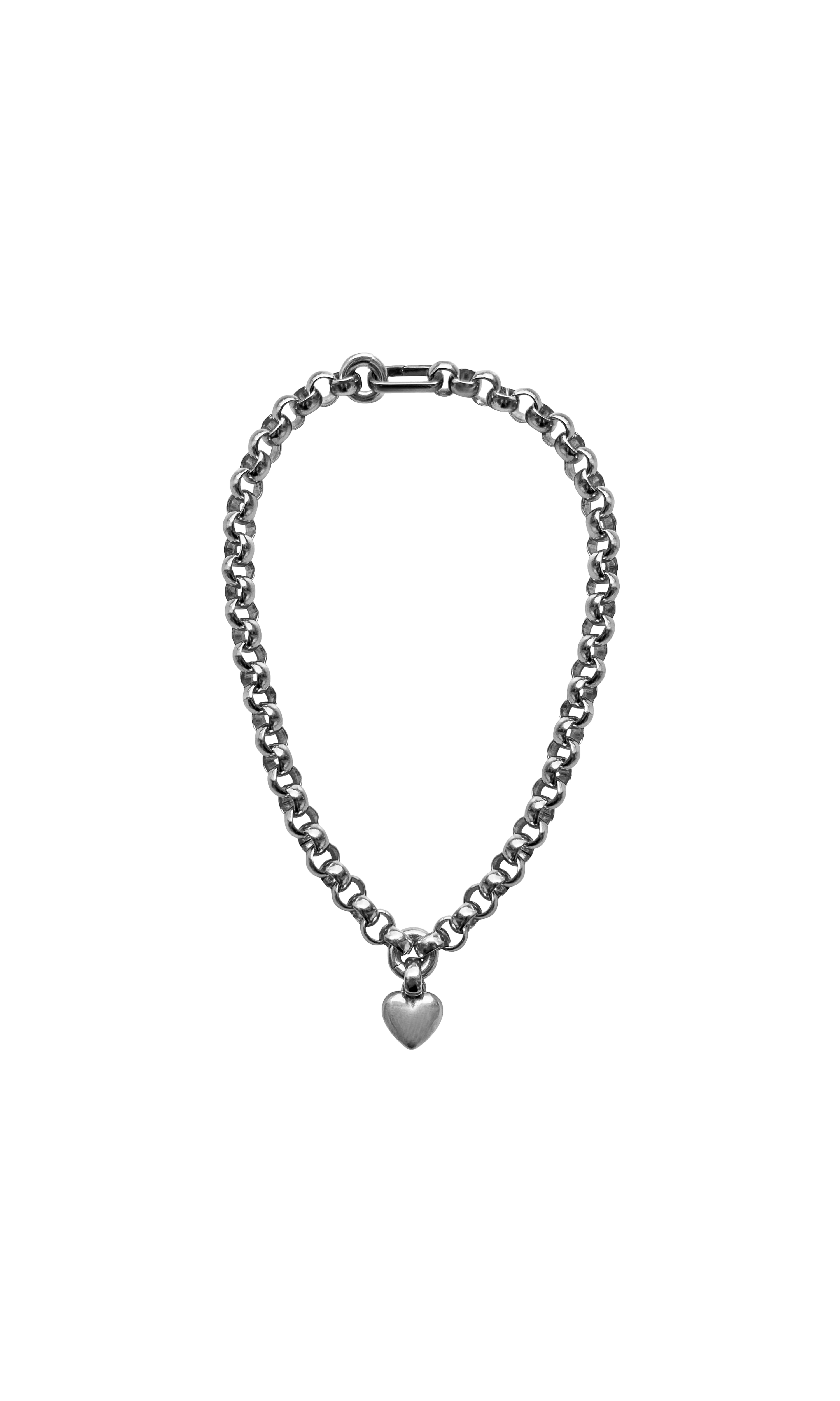 Laura Lombardi Silver Amorina heart charm pendant