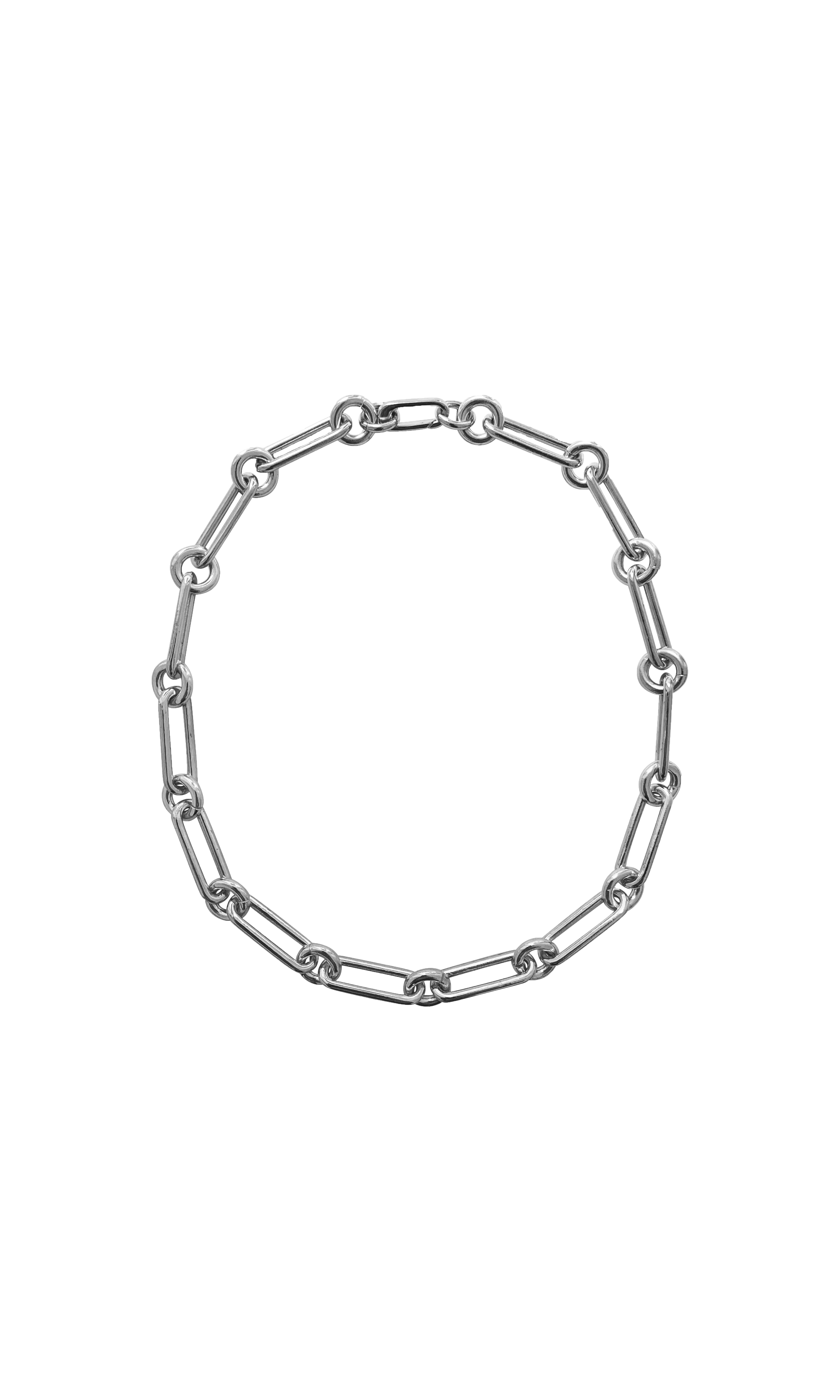 laura lombardi oval silver chain 