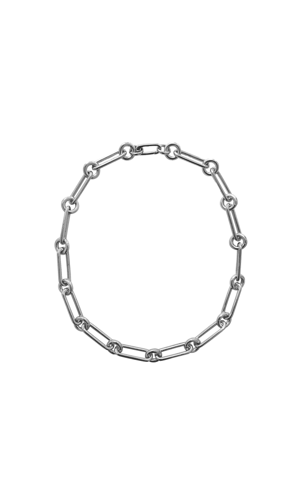 laura lombardi oval silver chain 