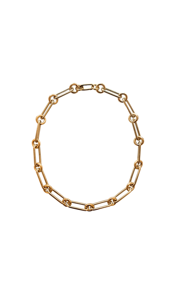 laura lombardi oval link necklace 