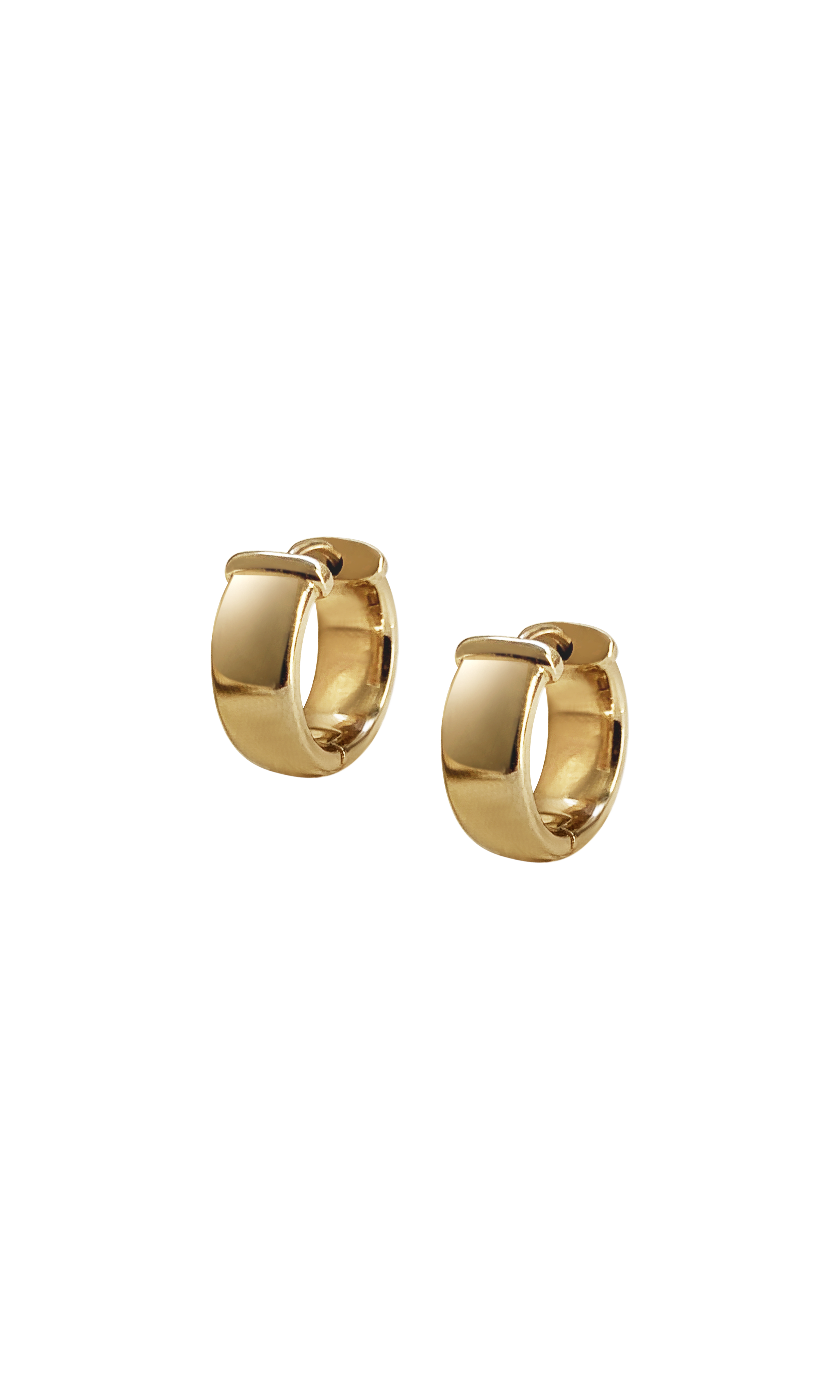 Laura Lombardi 14kt Yellow Gold Band Hoops.