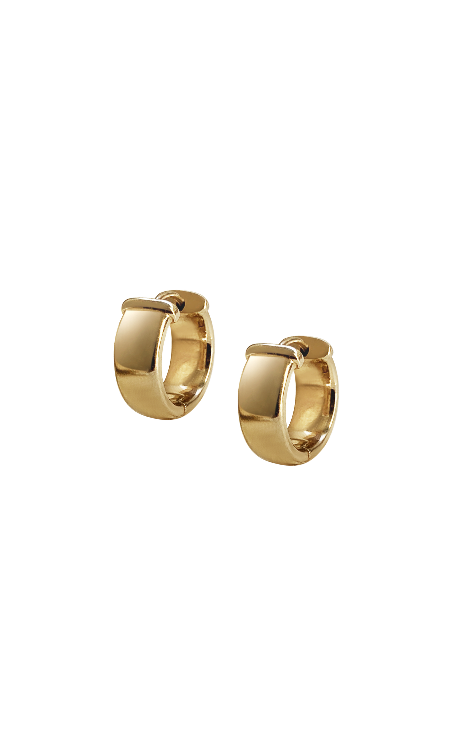 Laura Lombardi 14kt Yellow Gold Band Hoops.