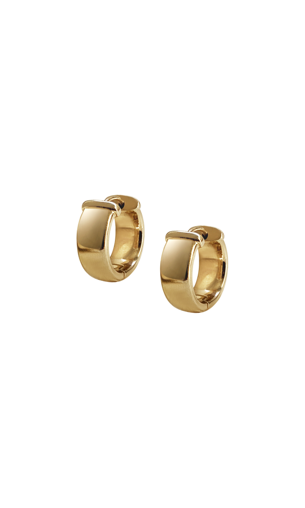 Laura Lombardi 14kt Yellow Gold Band Hoops.