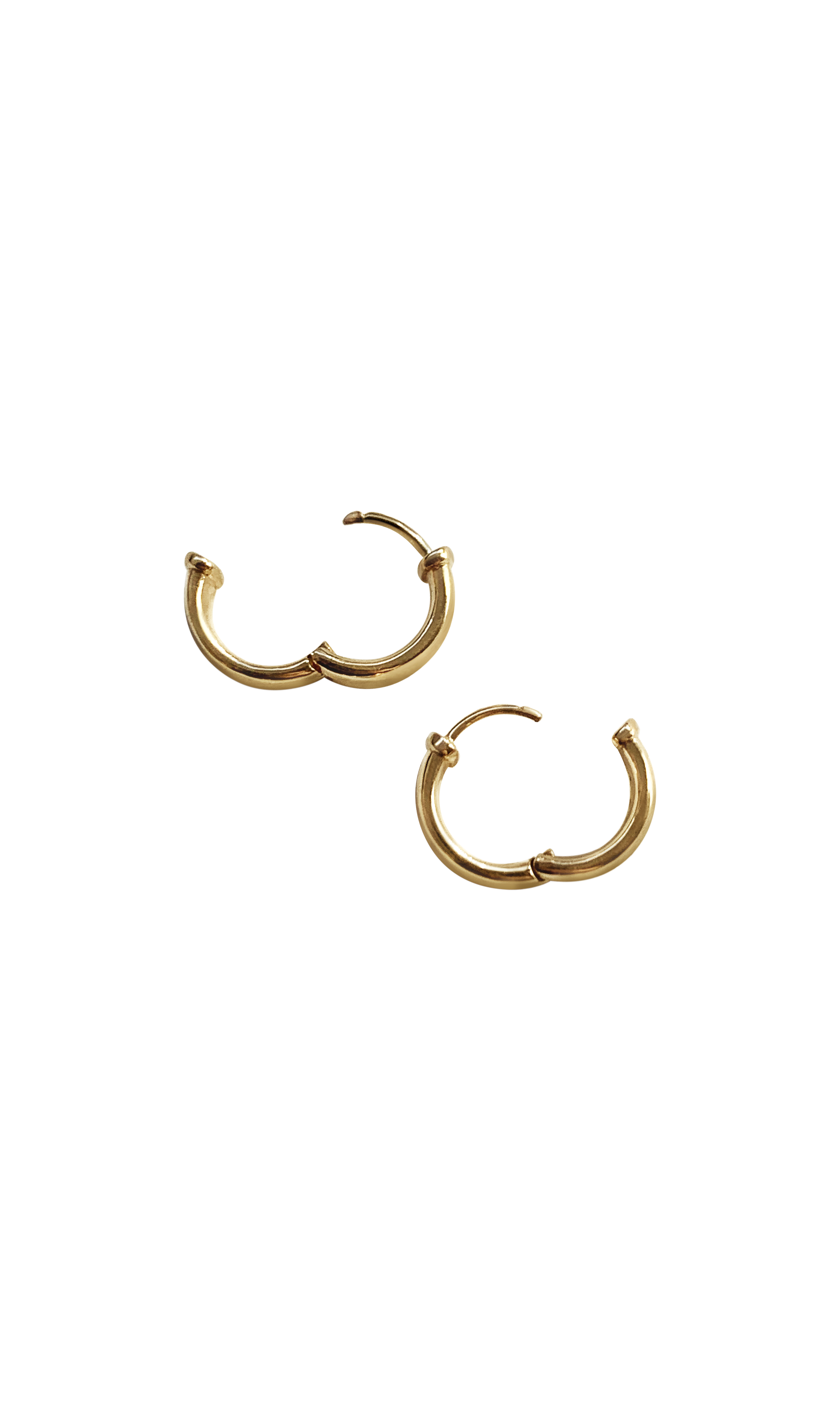 Laura Lombardi 14kt Yellow Gold Band Hoops.