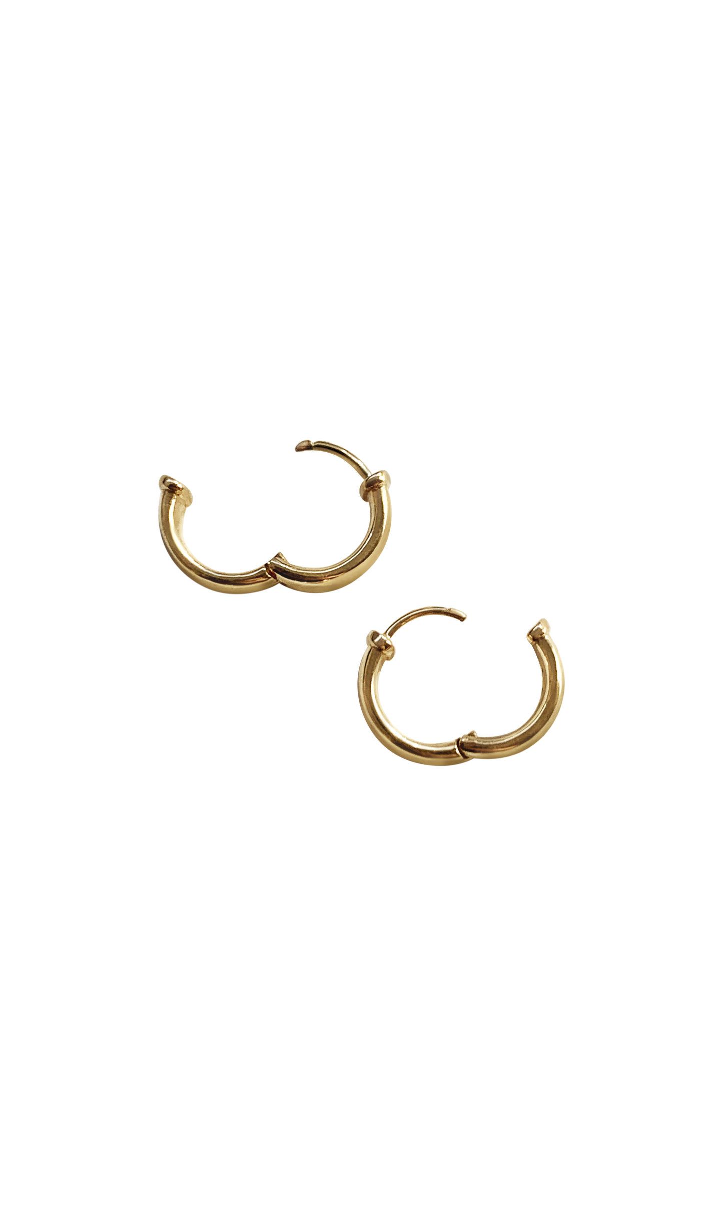 Laura Lombardi 14kt Yellow Gold Band Hoops.