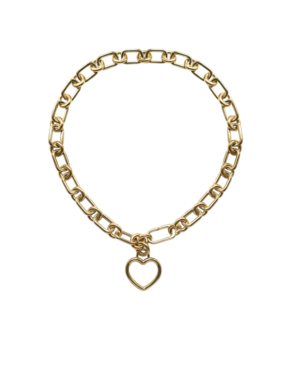 Laura Lombardi gold Beatta heart Necklace