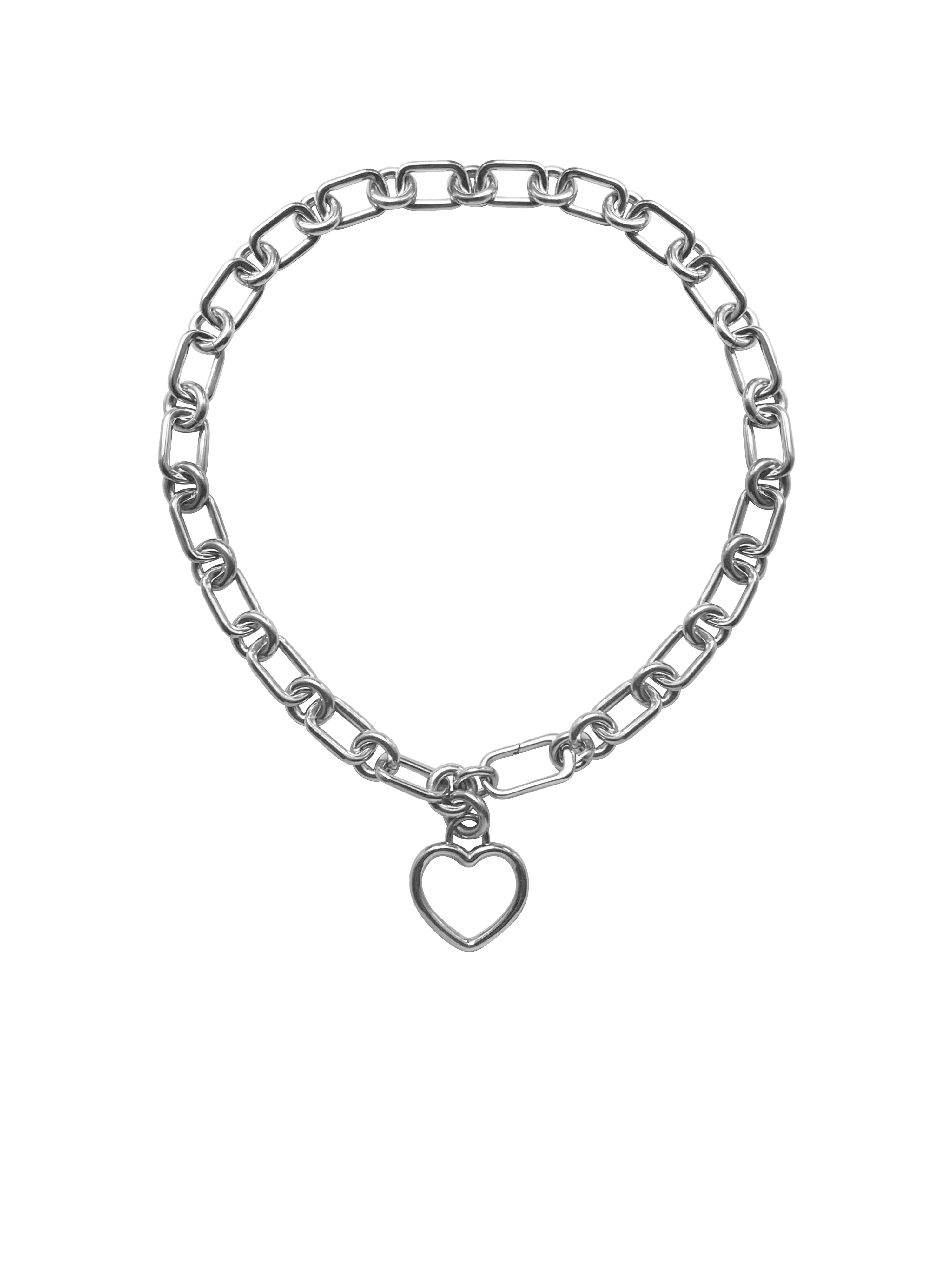 Laura Lombardi Silver Beatta heart necklace.