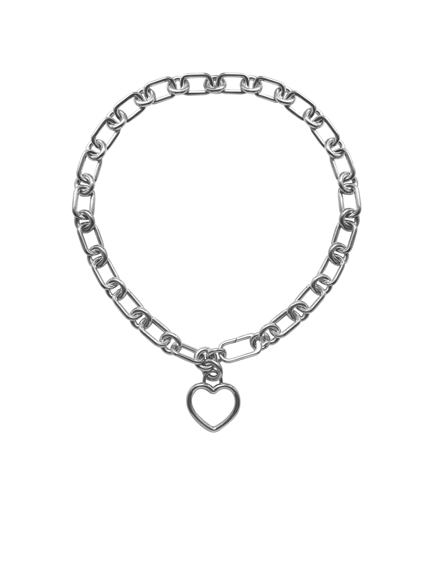 Laura Lombardi Silver Beatta heart necklace.