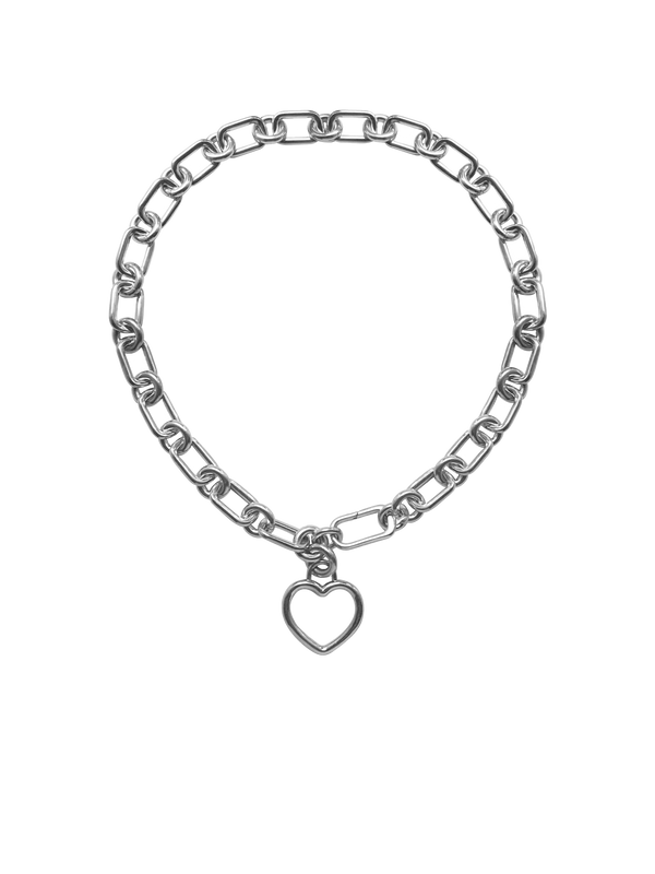 Laura Lombardi Silver Beatta heart necklace.