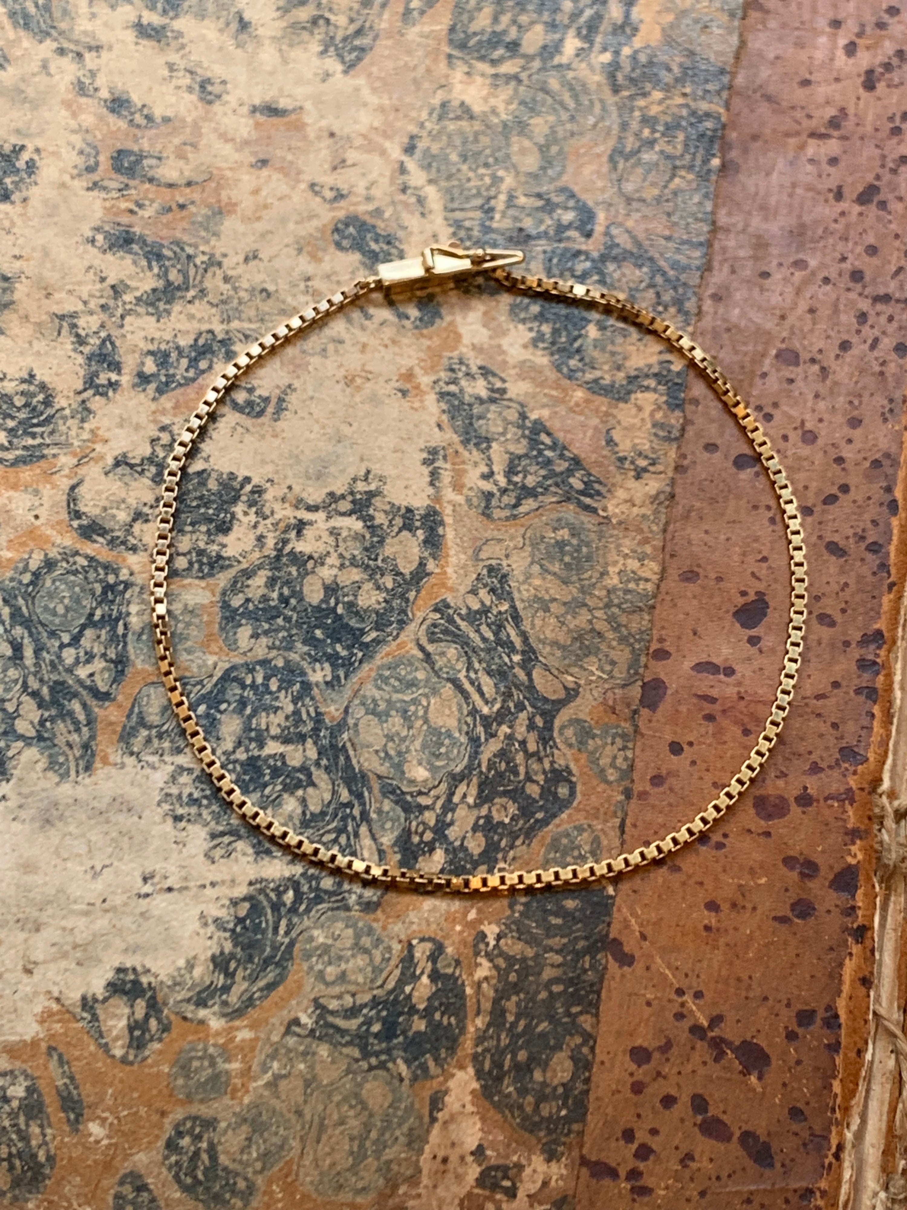 Laura Lombardi 14kt Yellow Gold Box Chain Bracelet