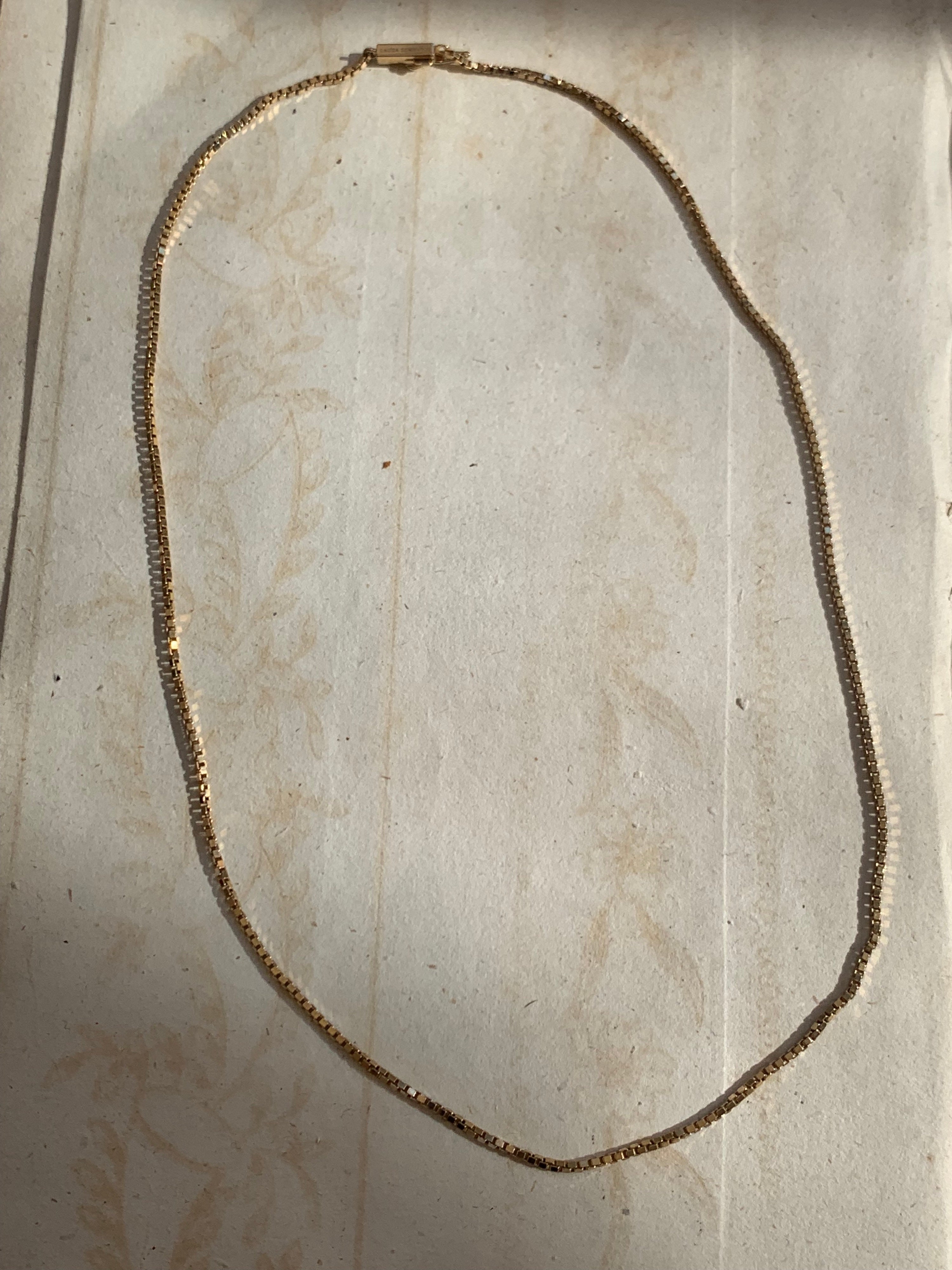 Laura Lombardi 14kt yellow gold Box Chain Necklace