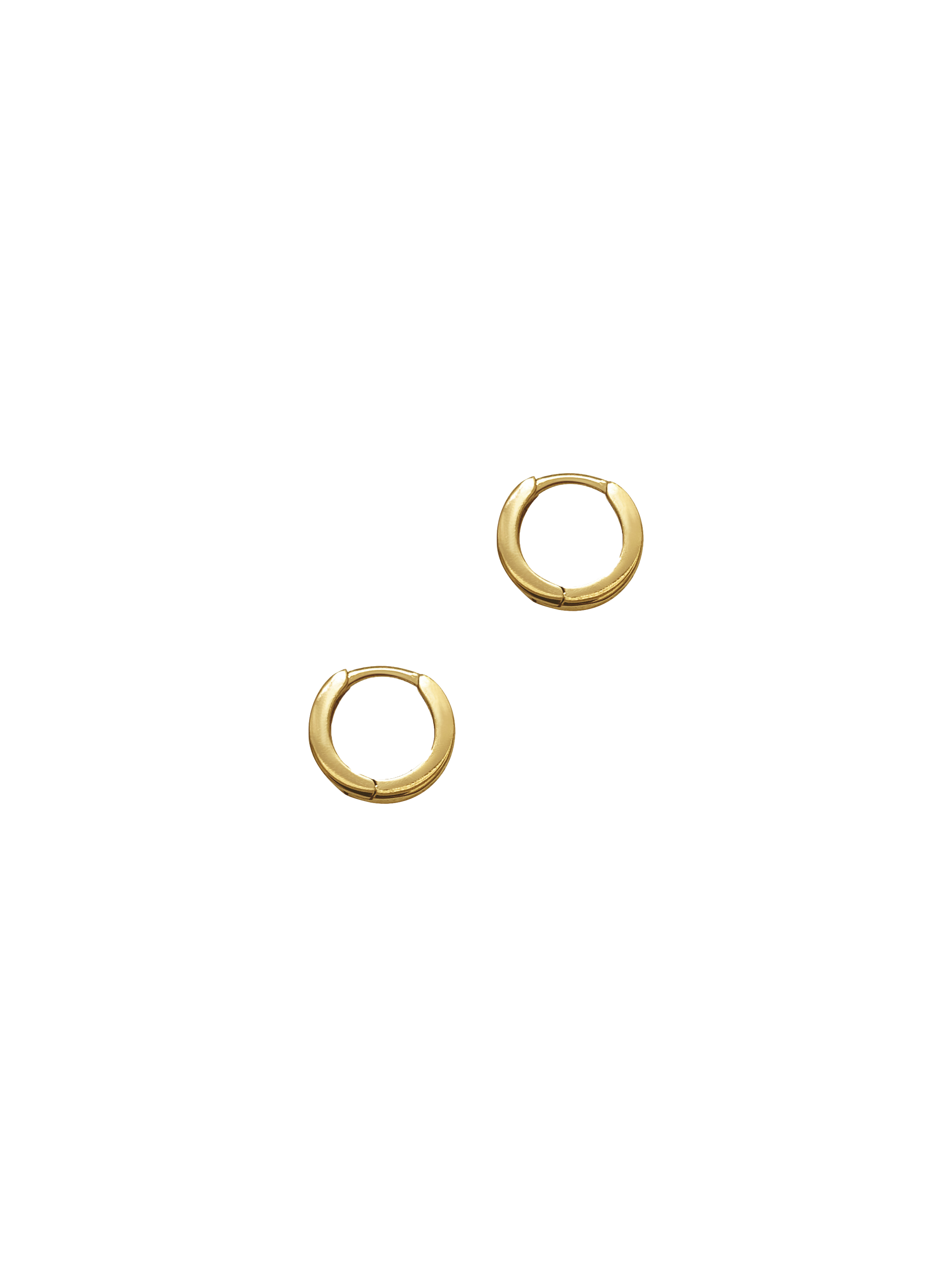 Laura Lombardi gold Clutch Hoops