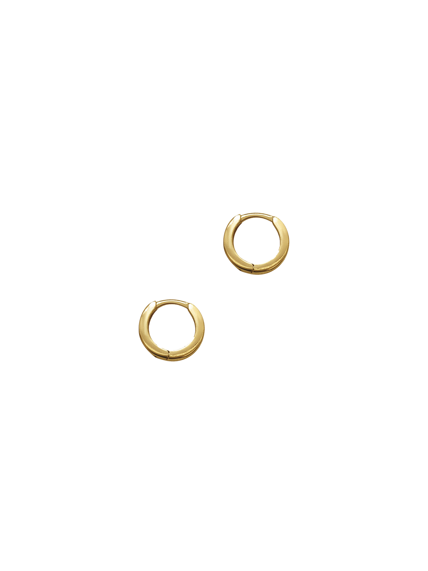 Laura Lombardi gold Clutch Hoops