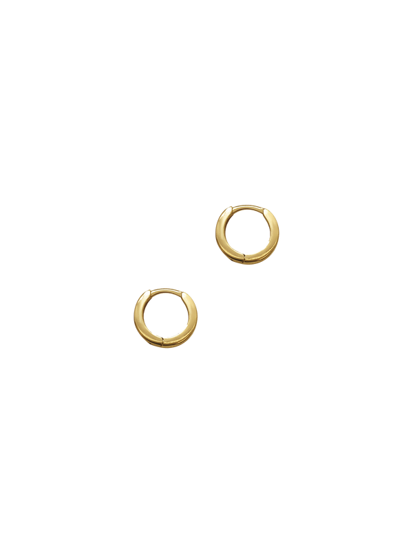 Laura Lombardi gold Clutch Hoops