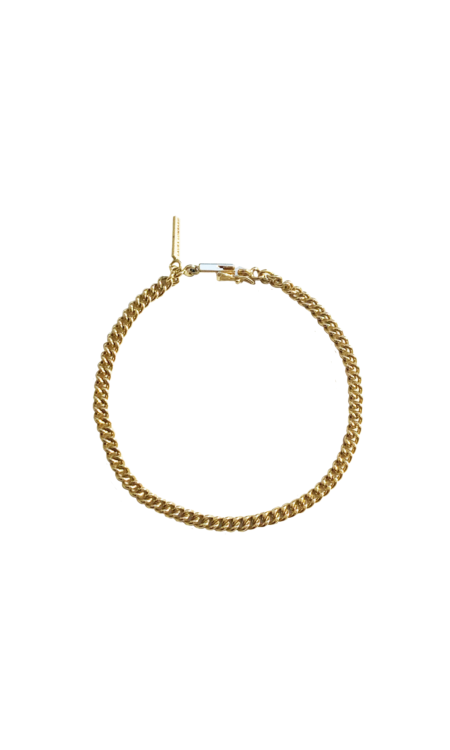 Laura Lombardi 14kt Yellow Gold Curb Chain Bracelet.