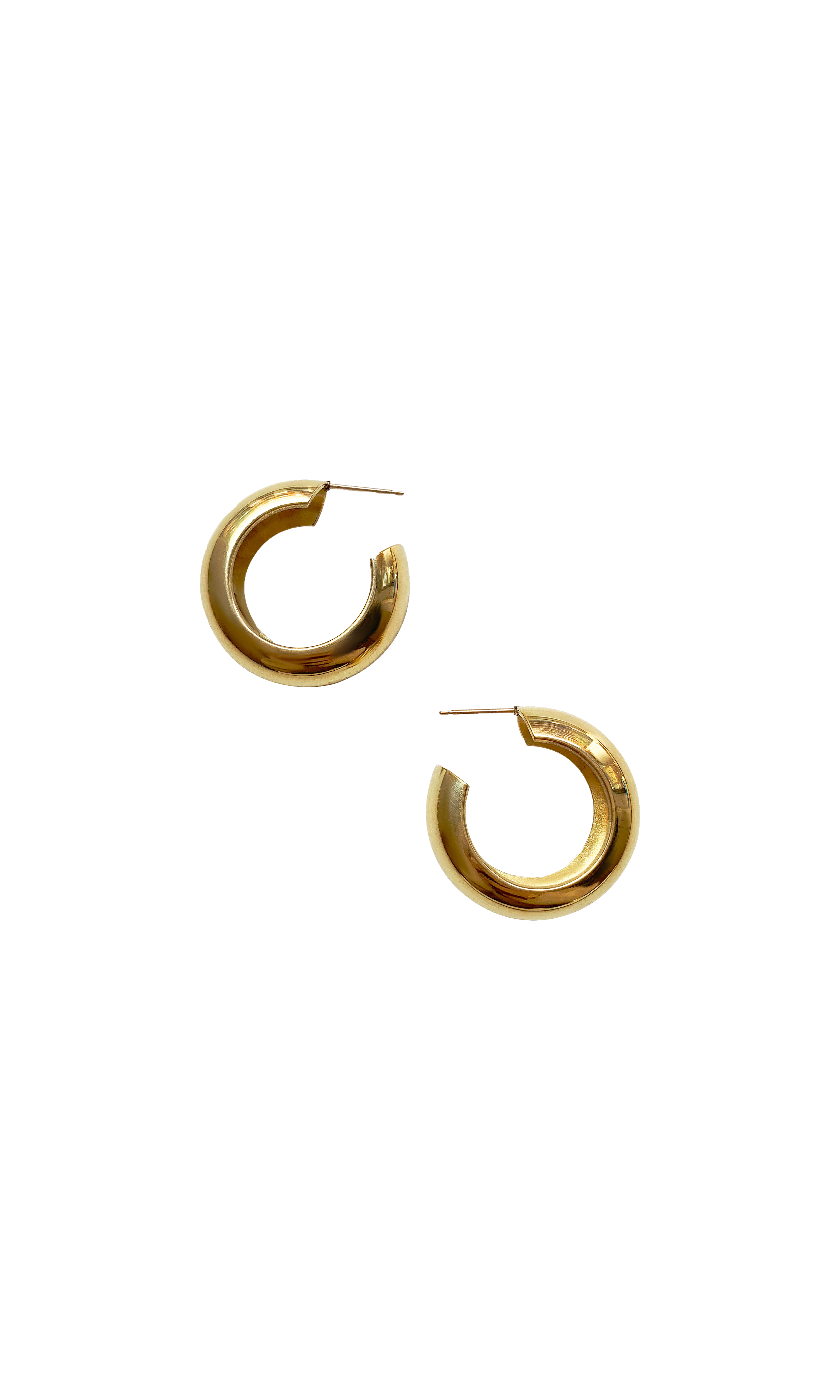 Laura Lombardi Gold Cusp Hoop Earrings