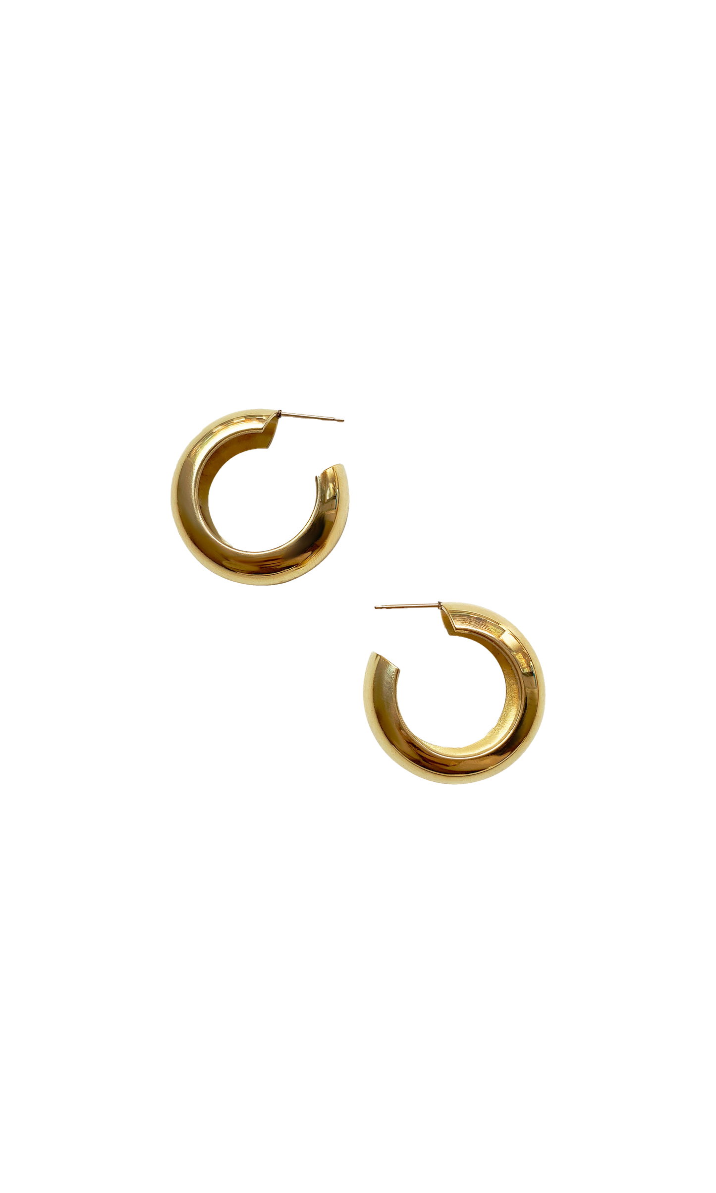 Laura Lombardi Gold Cusp Hoop Earrings