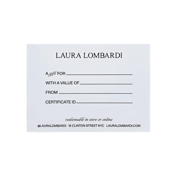 laura lombardi gift card