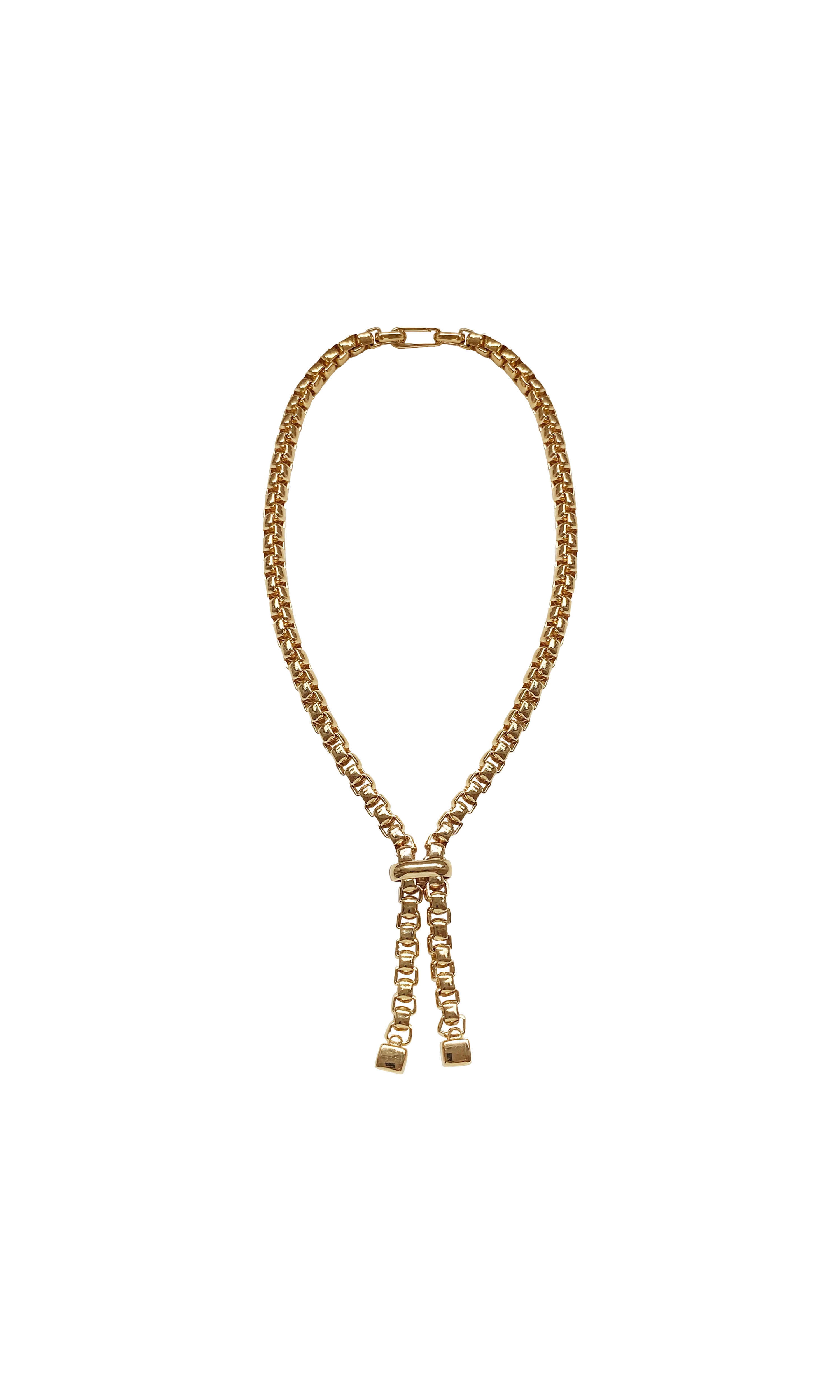 Laura Lombardi Gold Martina Lariat Necklace