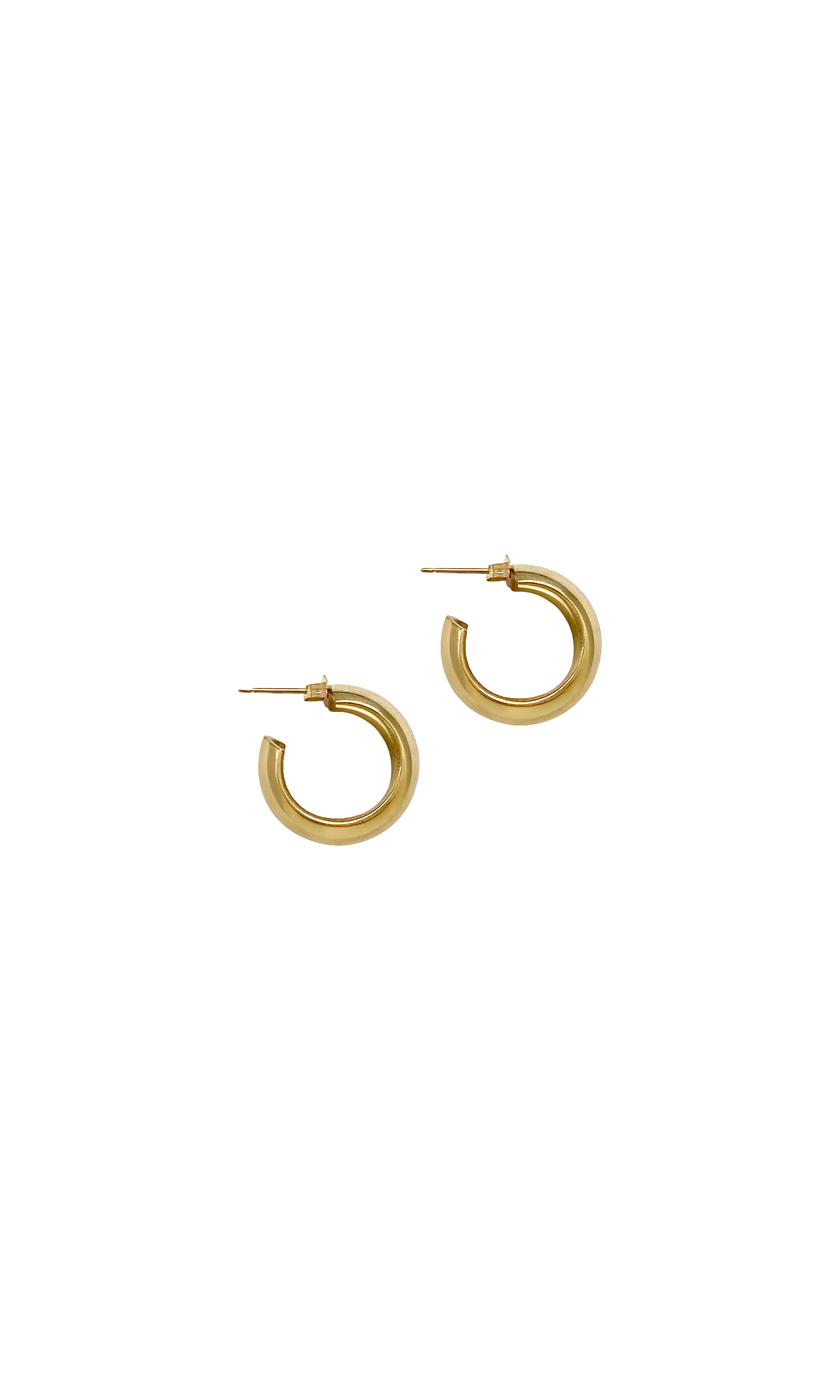 Laura Lombardi Gold Mini Cusp Hoop earrings