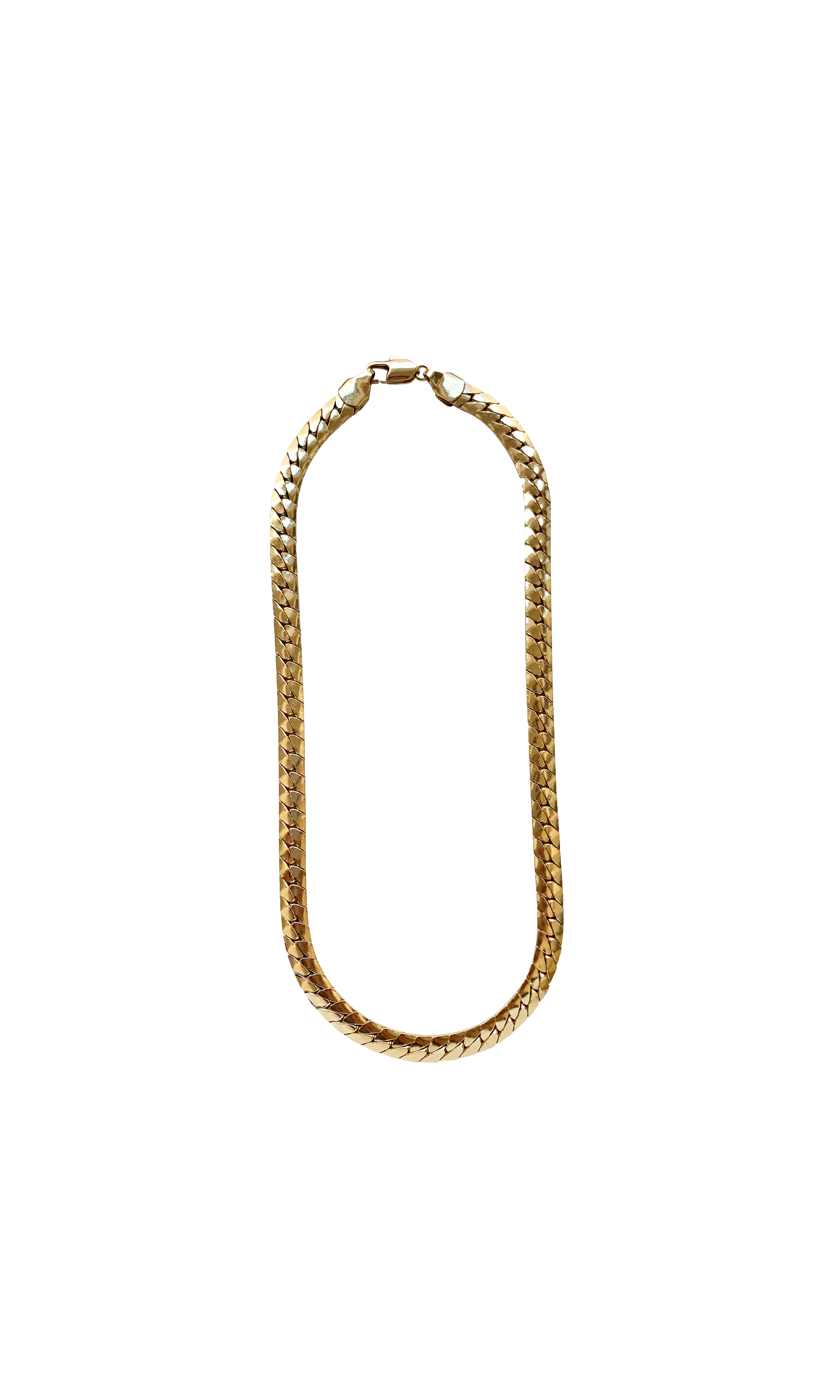 laura lombardi harringbone chain necklace