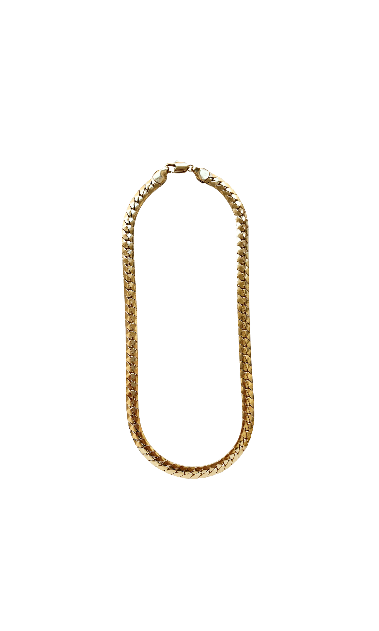 laura lombardi harringbone chain necklace