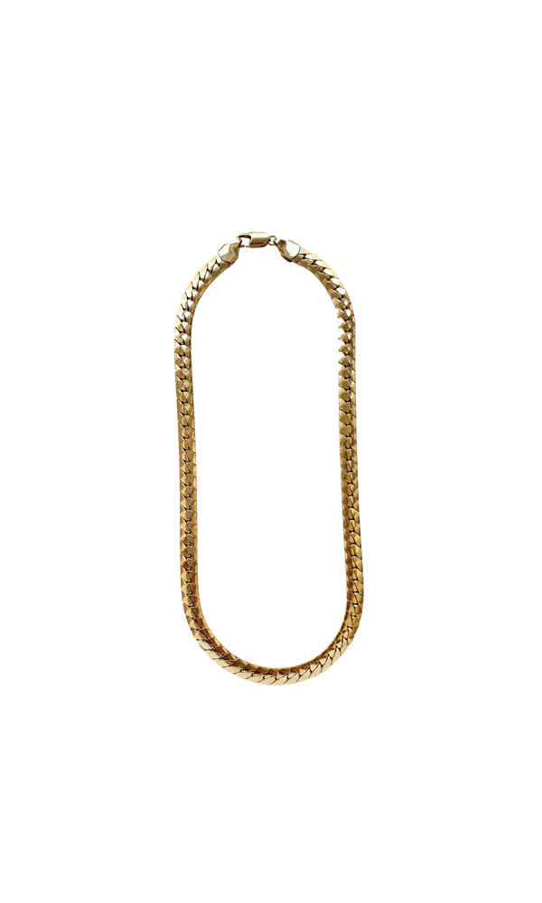 laura lombardi harringbone chain necklace