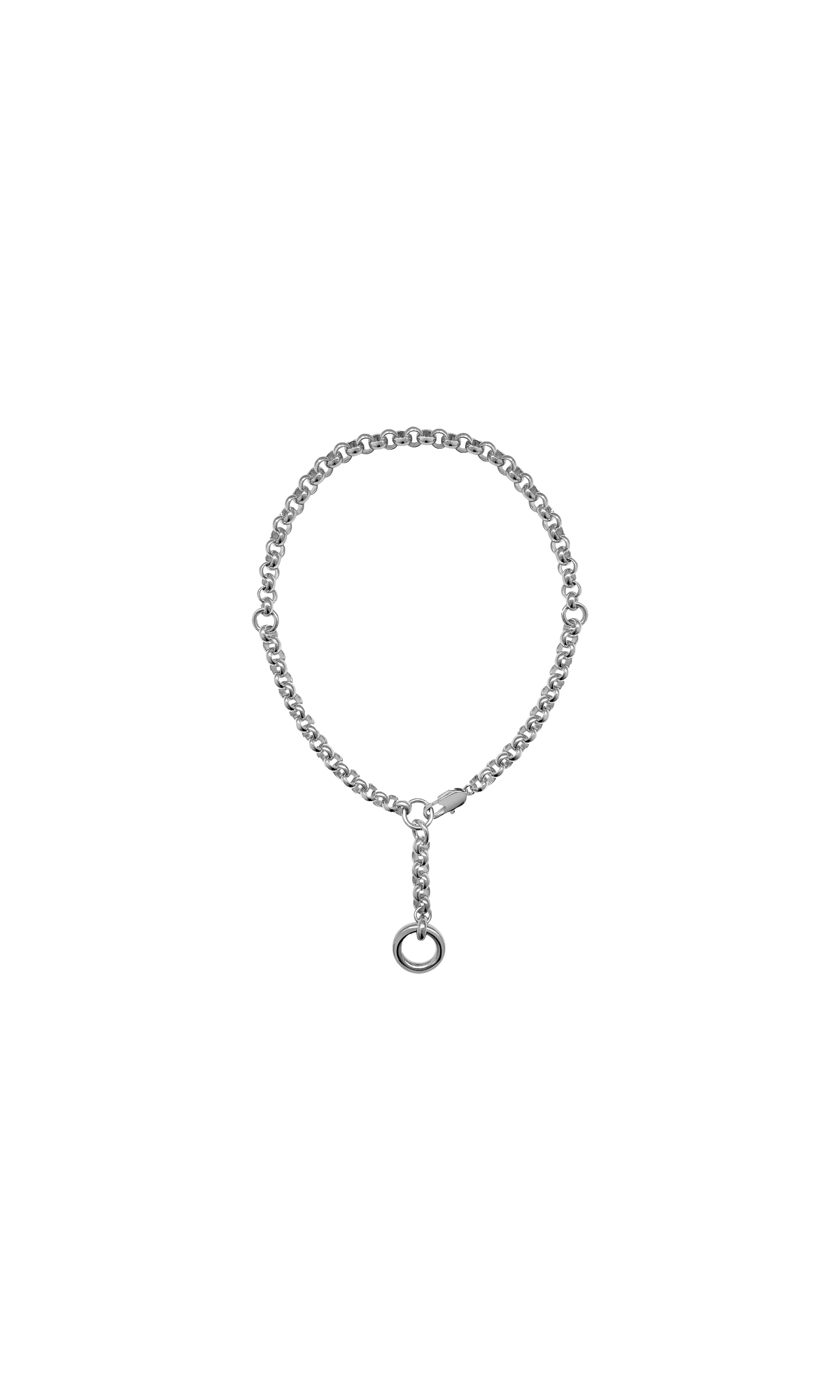 Laura Lombardi Silver Rina lariat necklace.