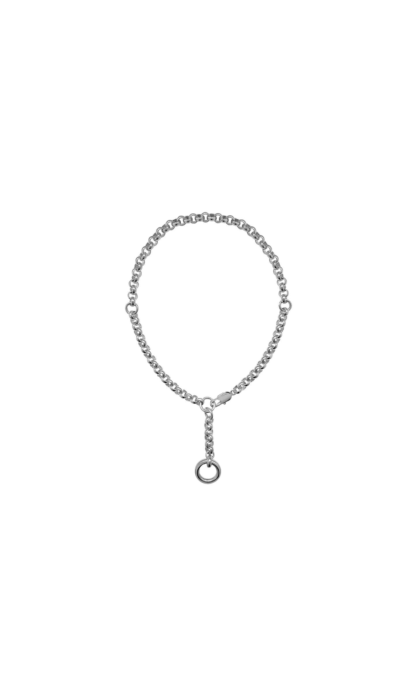 Laura Lombardi Silver Rina lariat necklace.