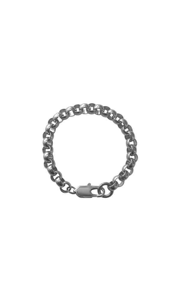 laura lombardi silver rolo bracelet 