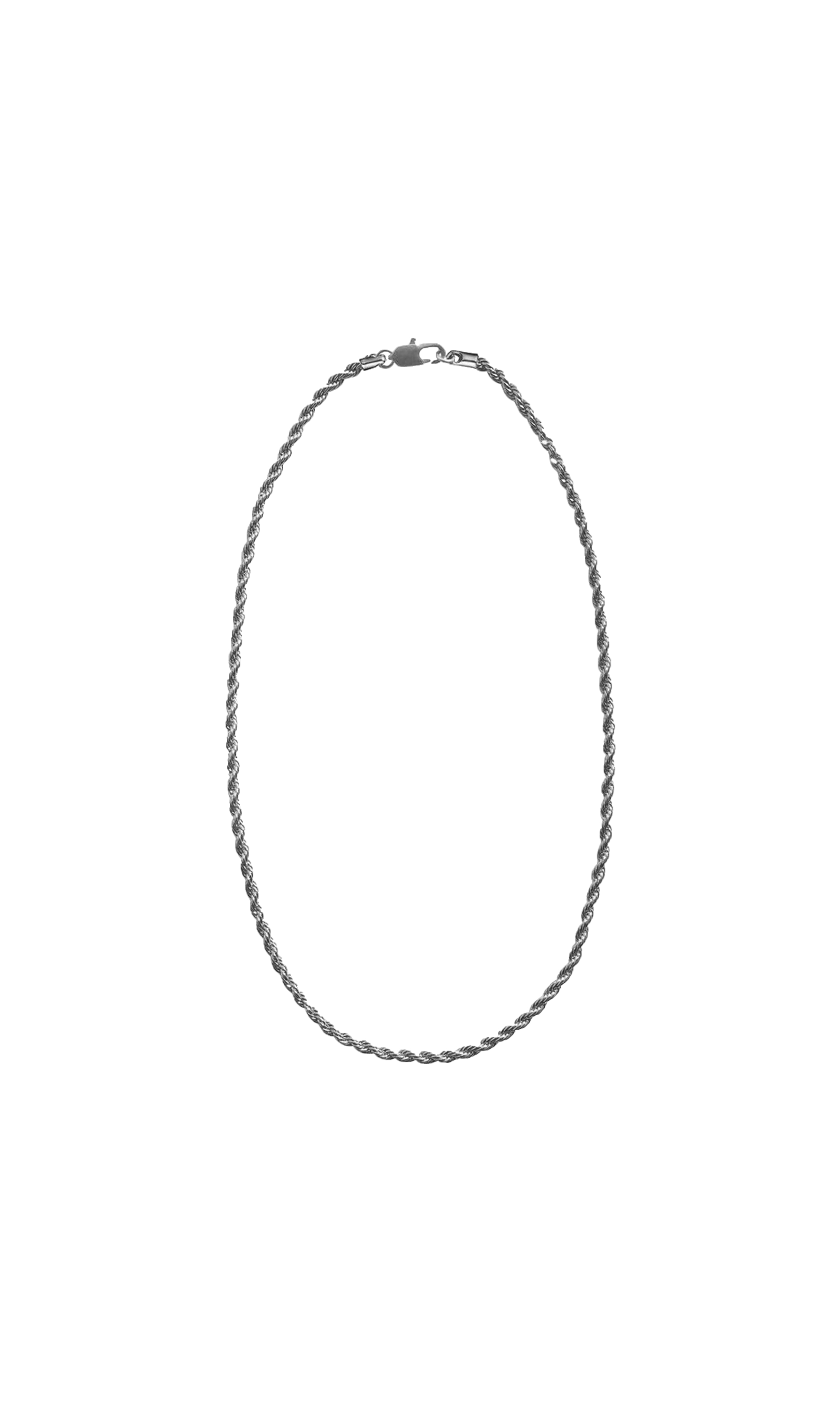 Laura Lombardi Silver Rope Chain Necklace