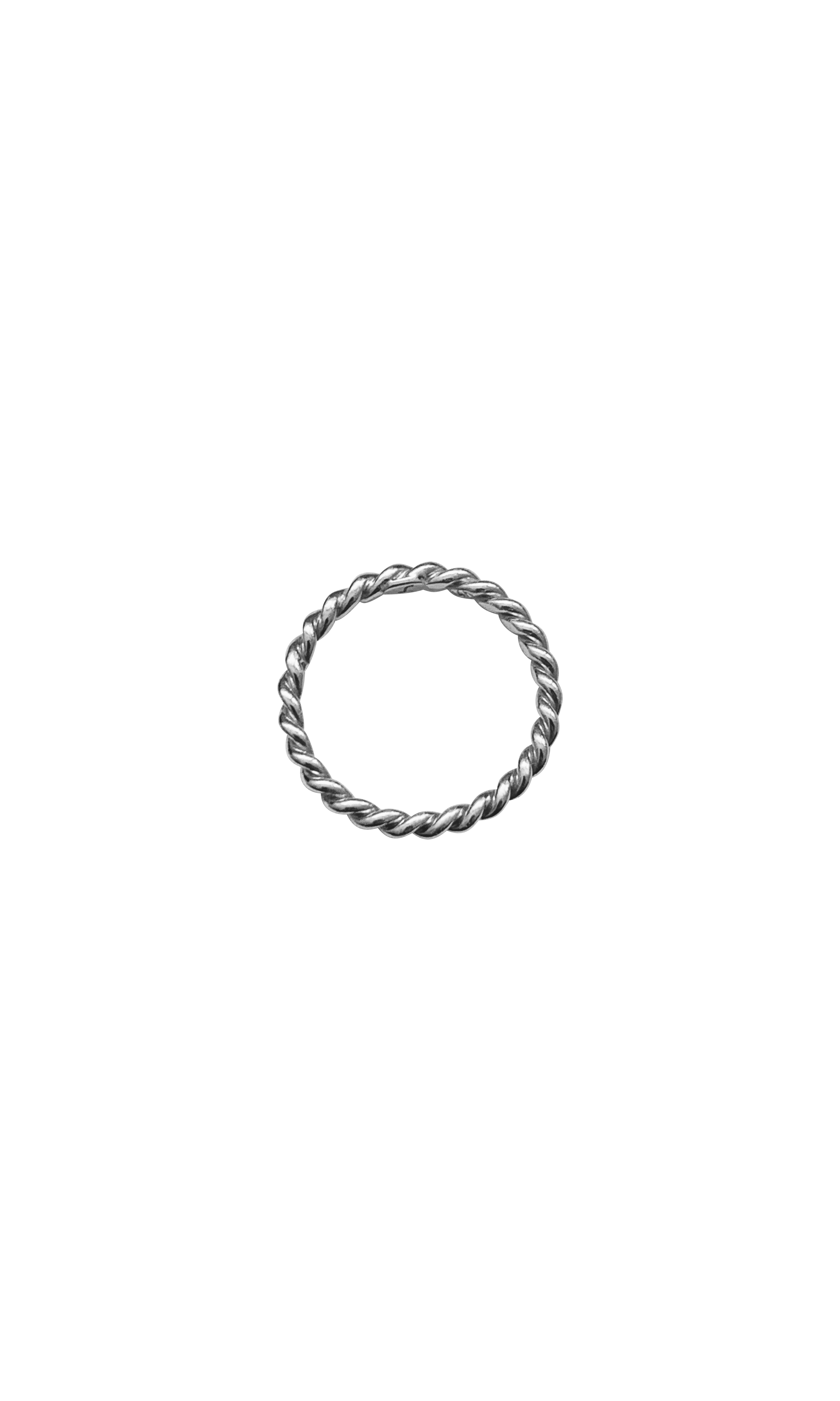 Laura Lombardi 14kt White Gold Twist Ring