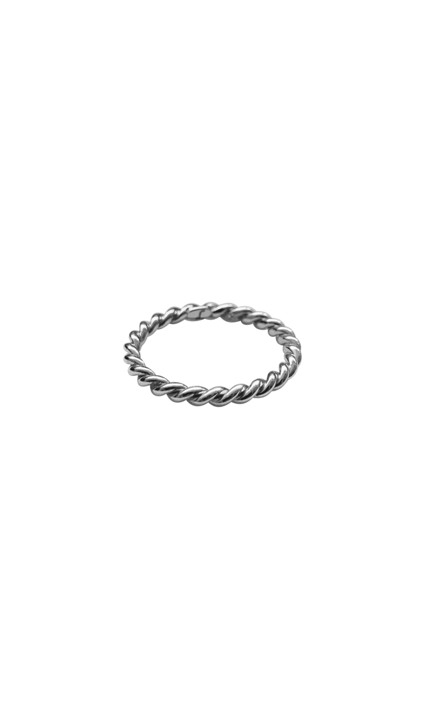 Laura Lombardi 14kt White Gold Twist Ring