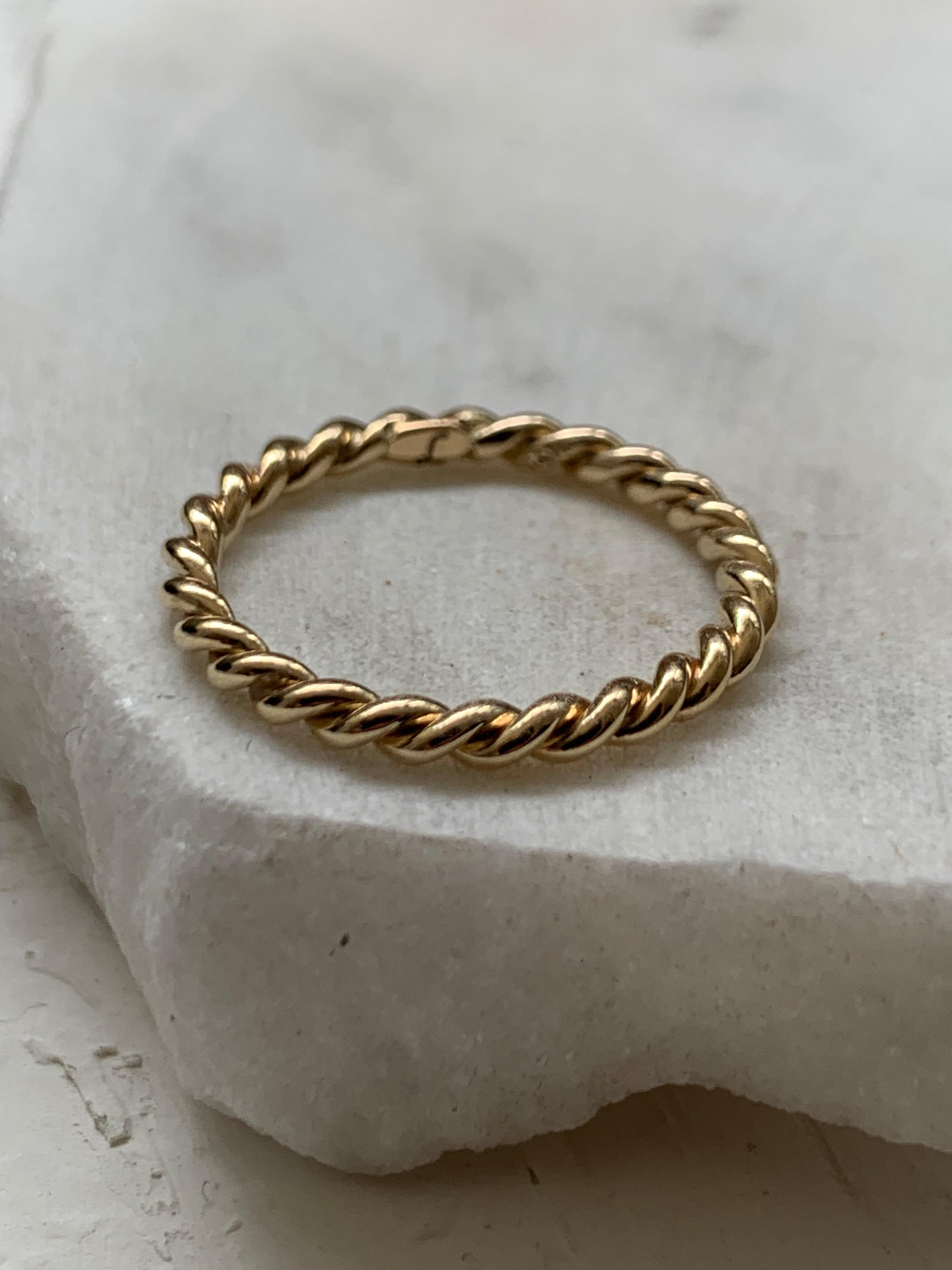 Laura Lombardi 14kt Yellow Gold Twist Ring